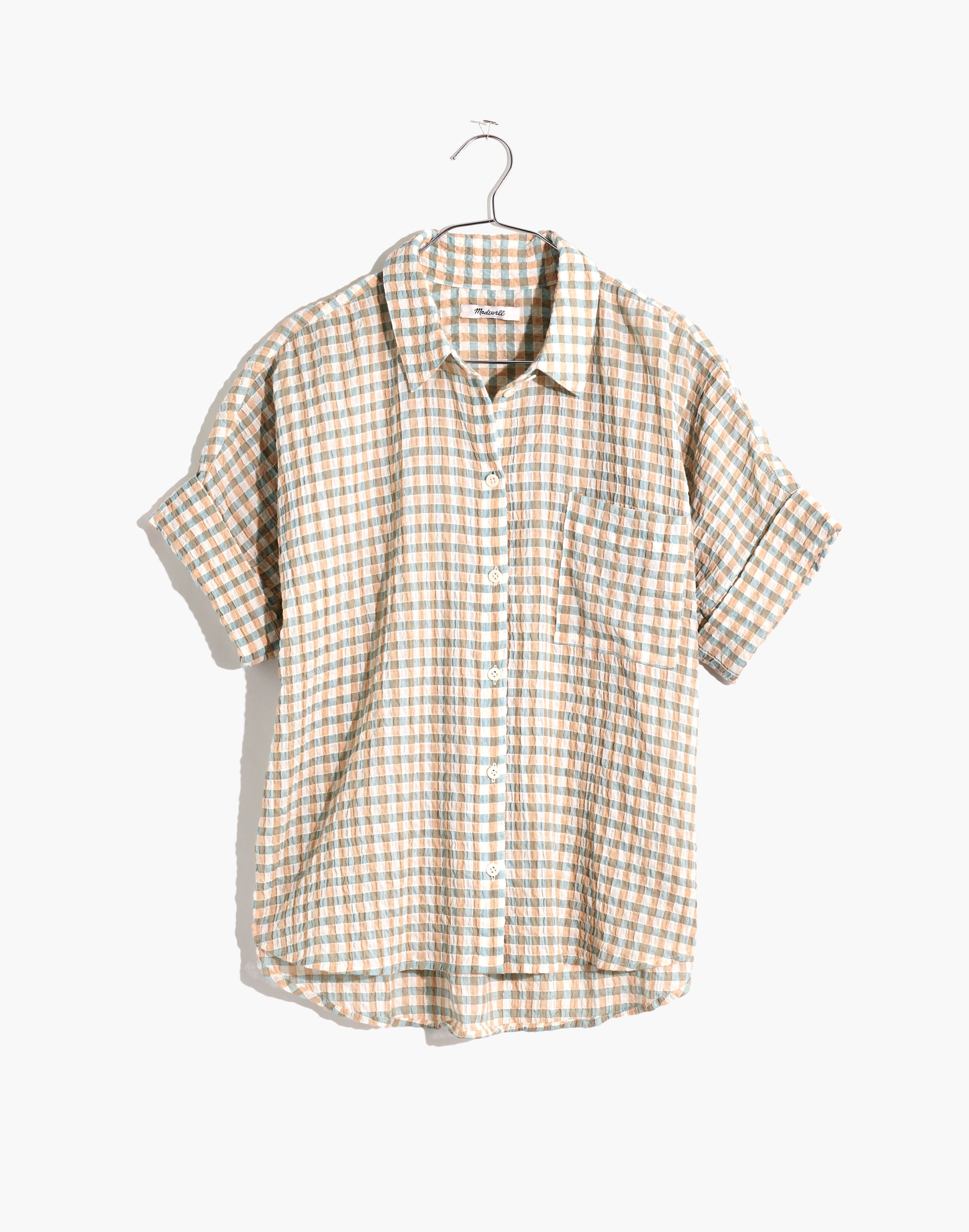 Gingham Seersucker Daily Shirt | Madewell