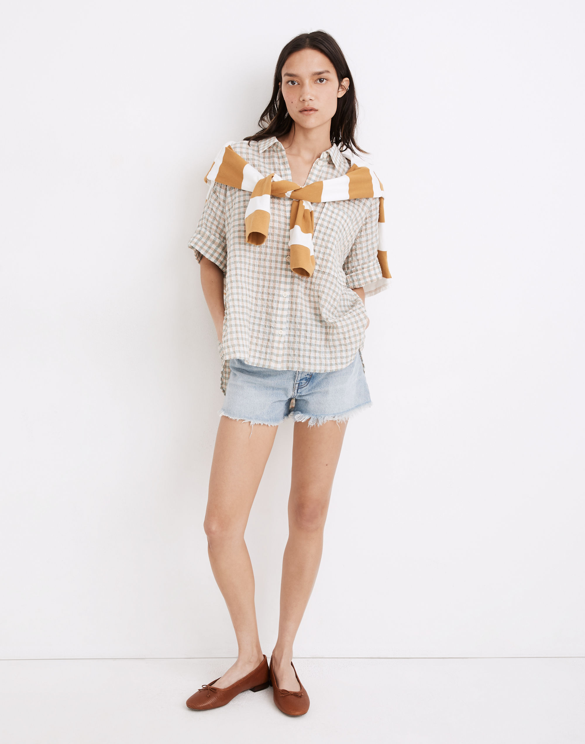 Gingham Seersucker Daily Shirt | Madewell