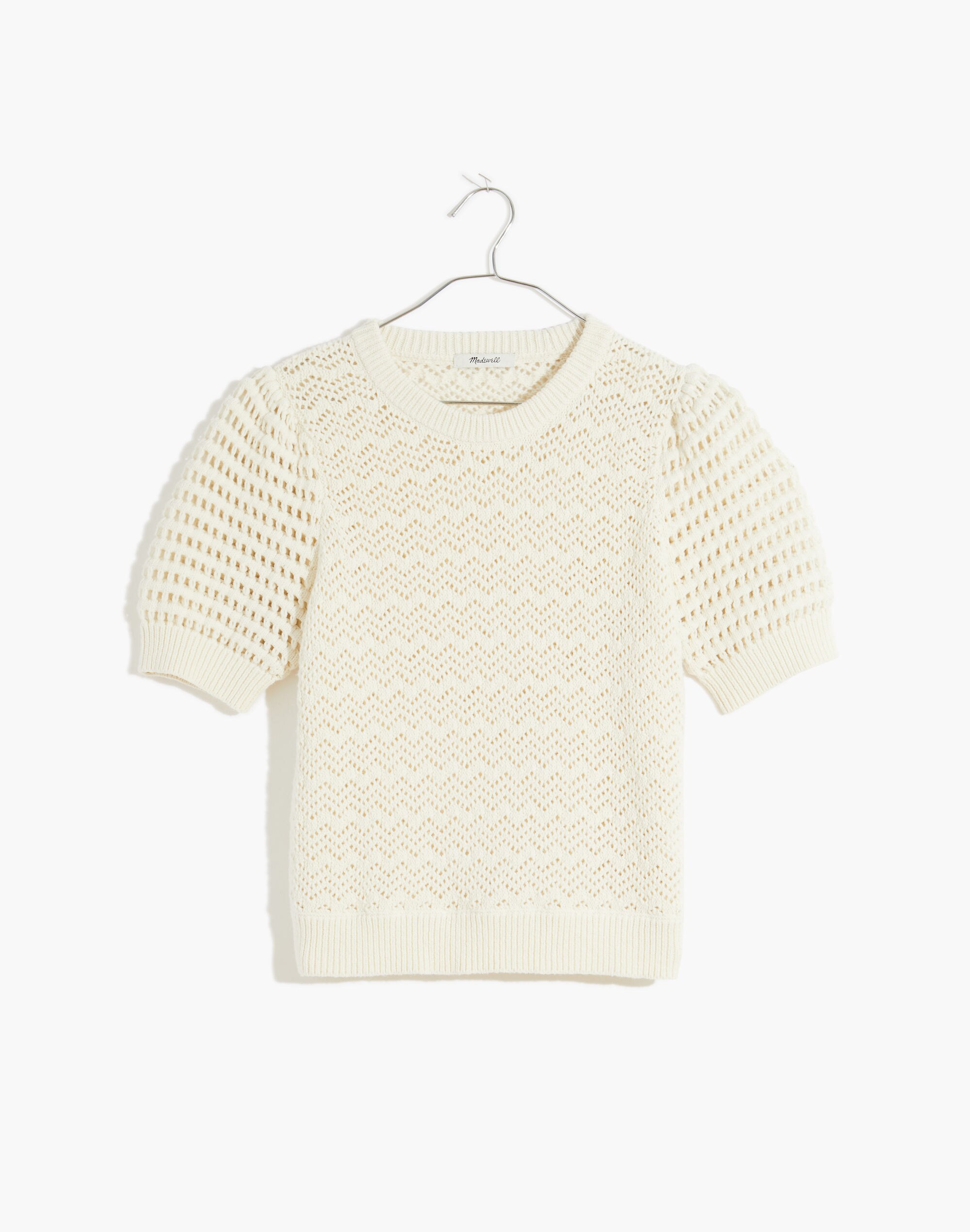 Atwater Crochet Sweater Tee | Madewell