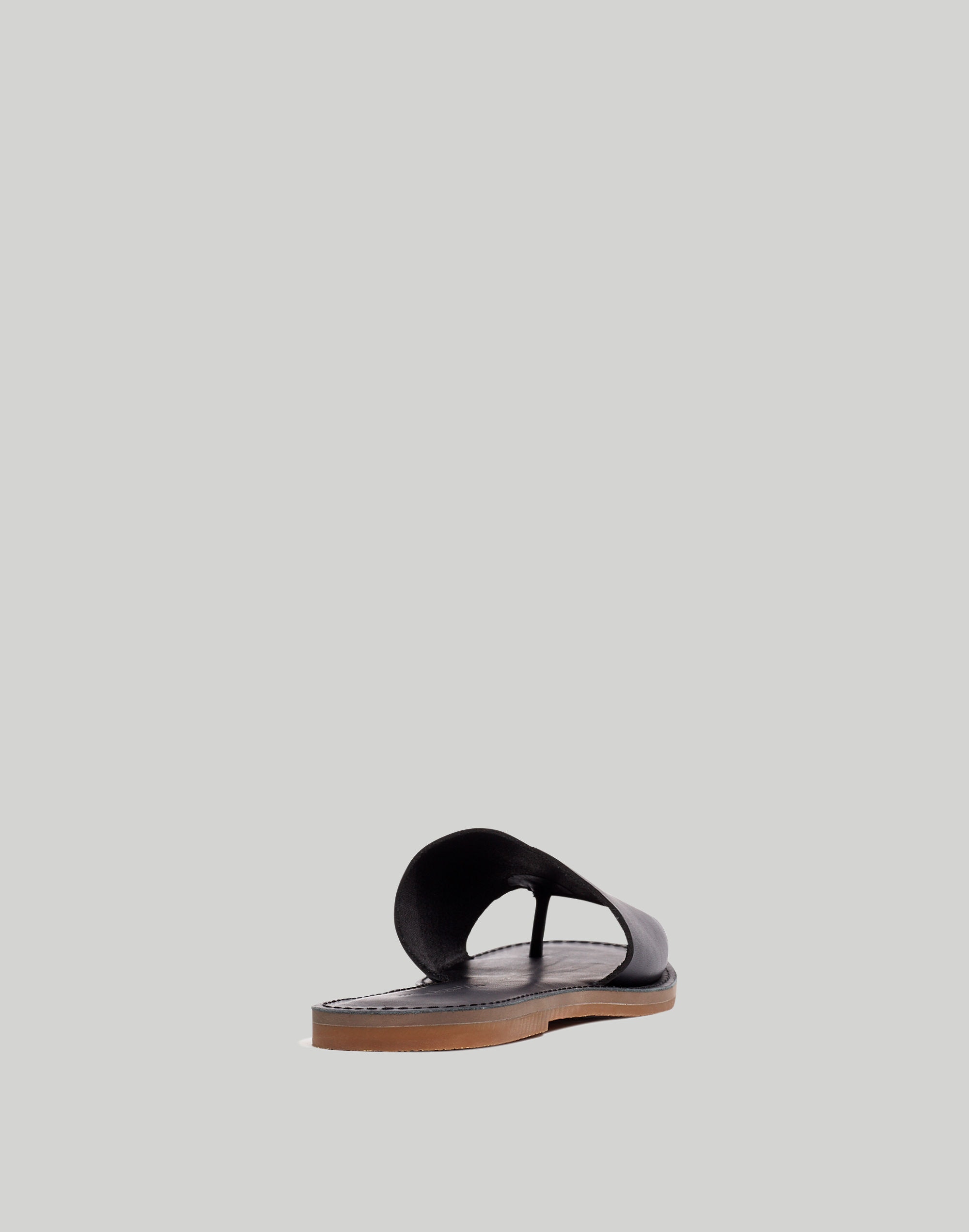 The Boardwalk Post Slide Sandal Leather | Madewell