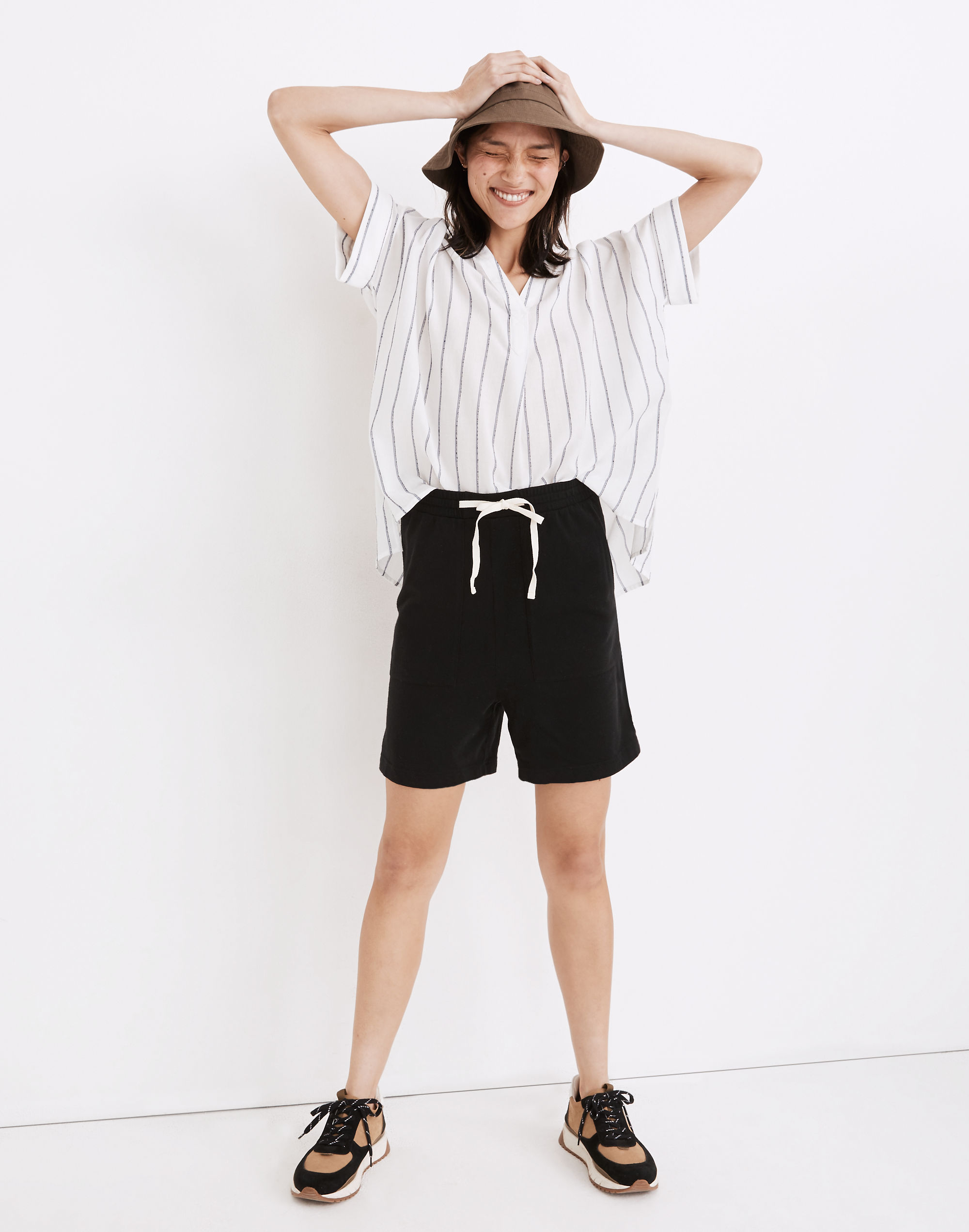 (Re)sourced Cotton Newville Drawstring Shorts | Madewell