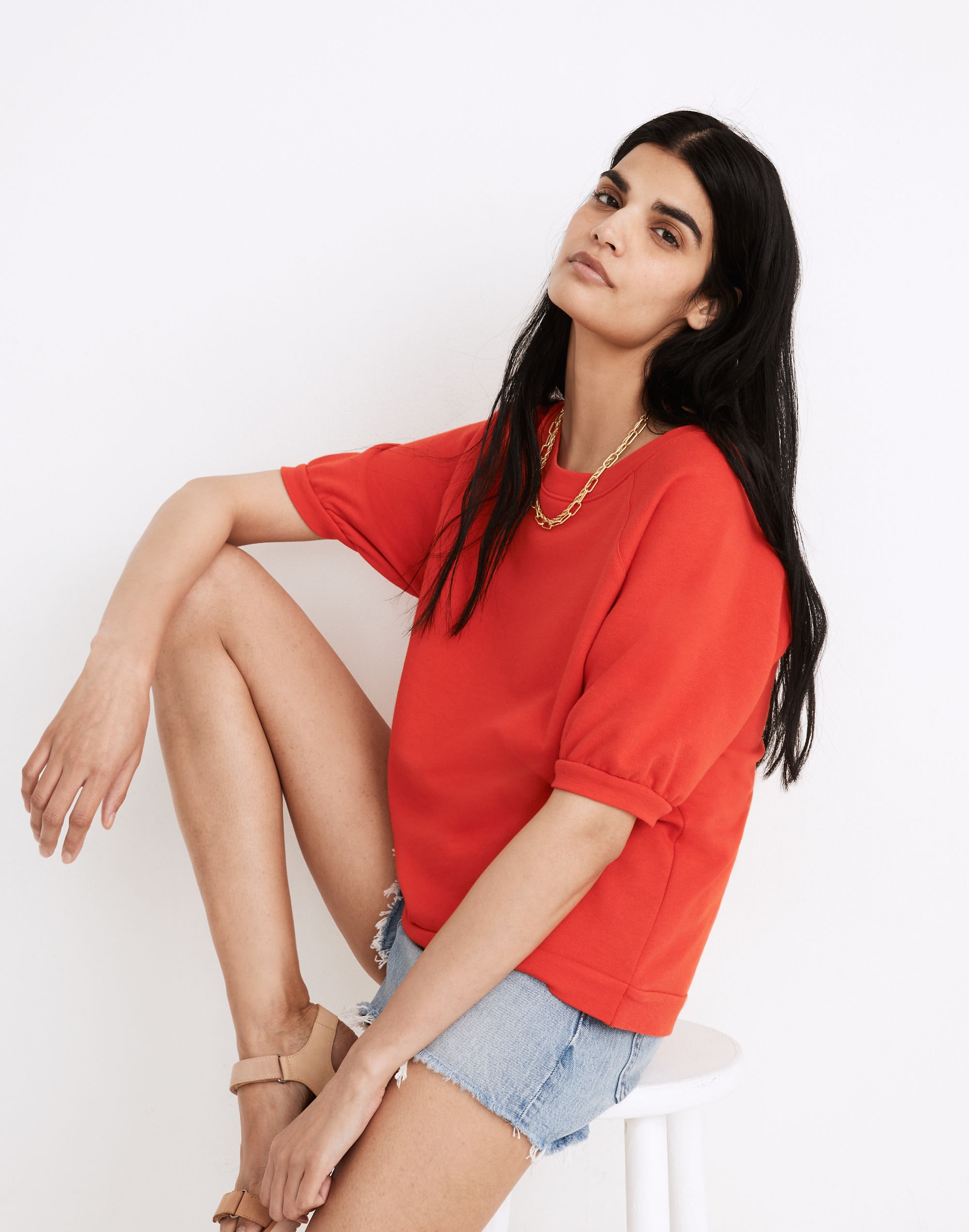 Short-Sleeve Sweatshirt | Madewell