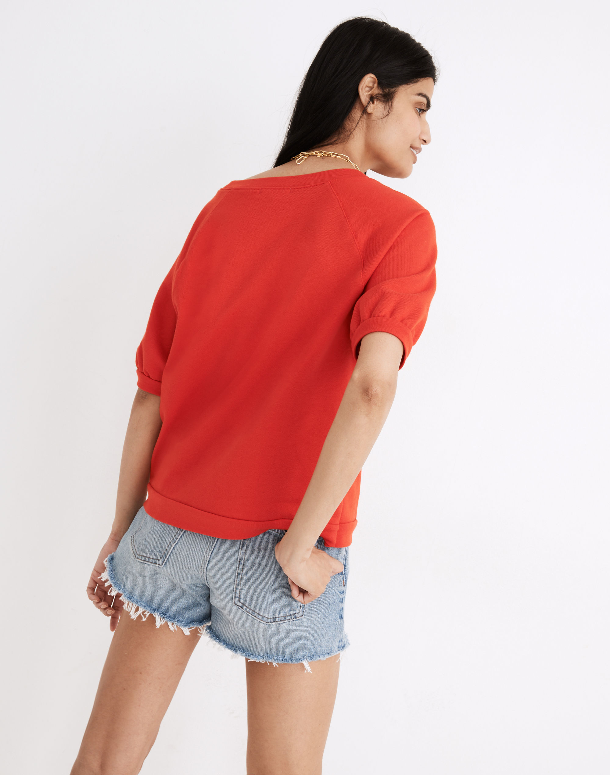 Short-Sleeve Sweatshirt | Madewell