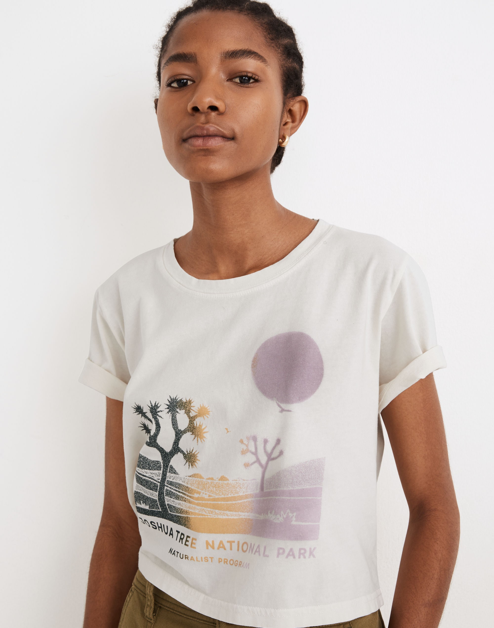 Madewell x Parks Project Joshua Tree National Park Crewneck Crop Tee |