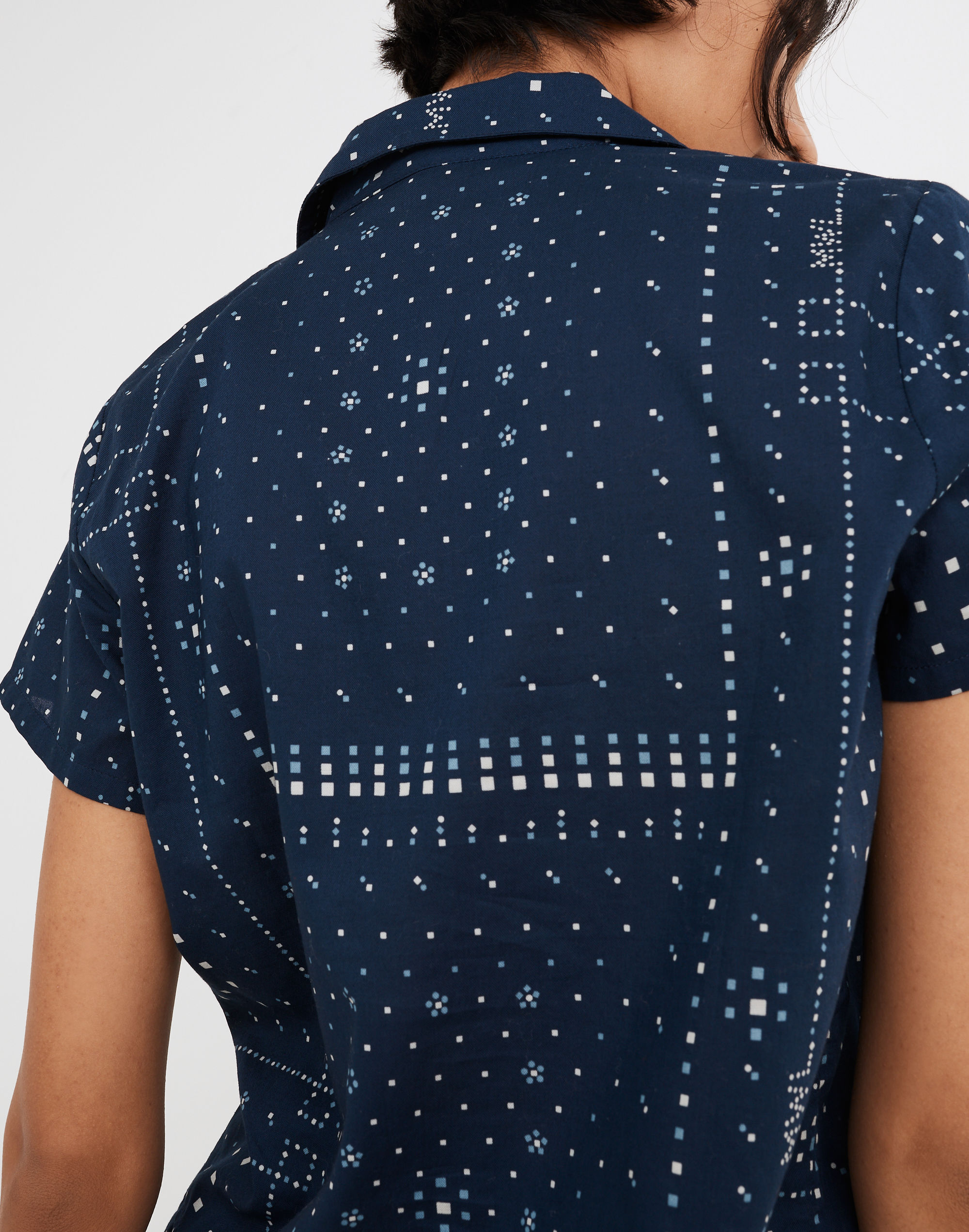 Shrunken Camp Shirt Bandana Print | Madewell