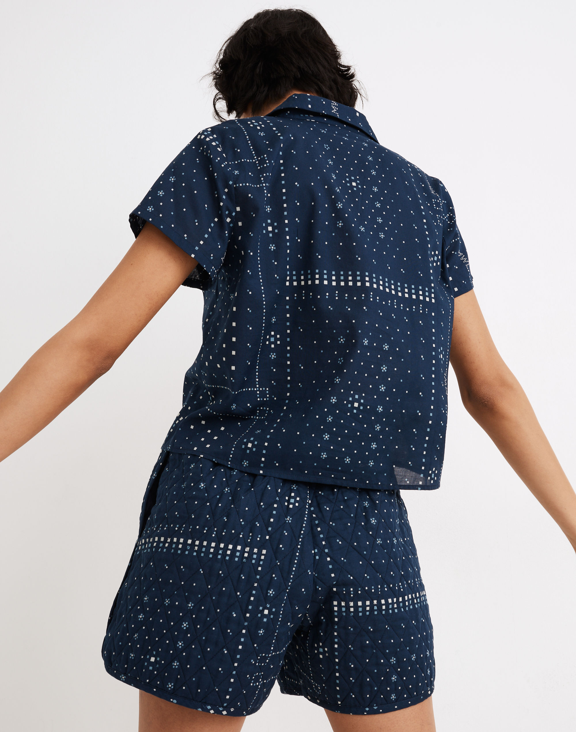 Shrunken Camp Shirt Bandana Print | Madewell