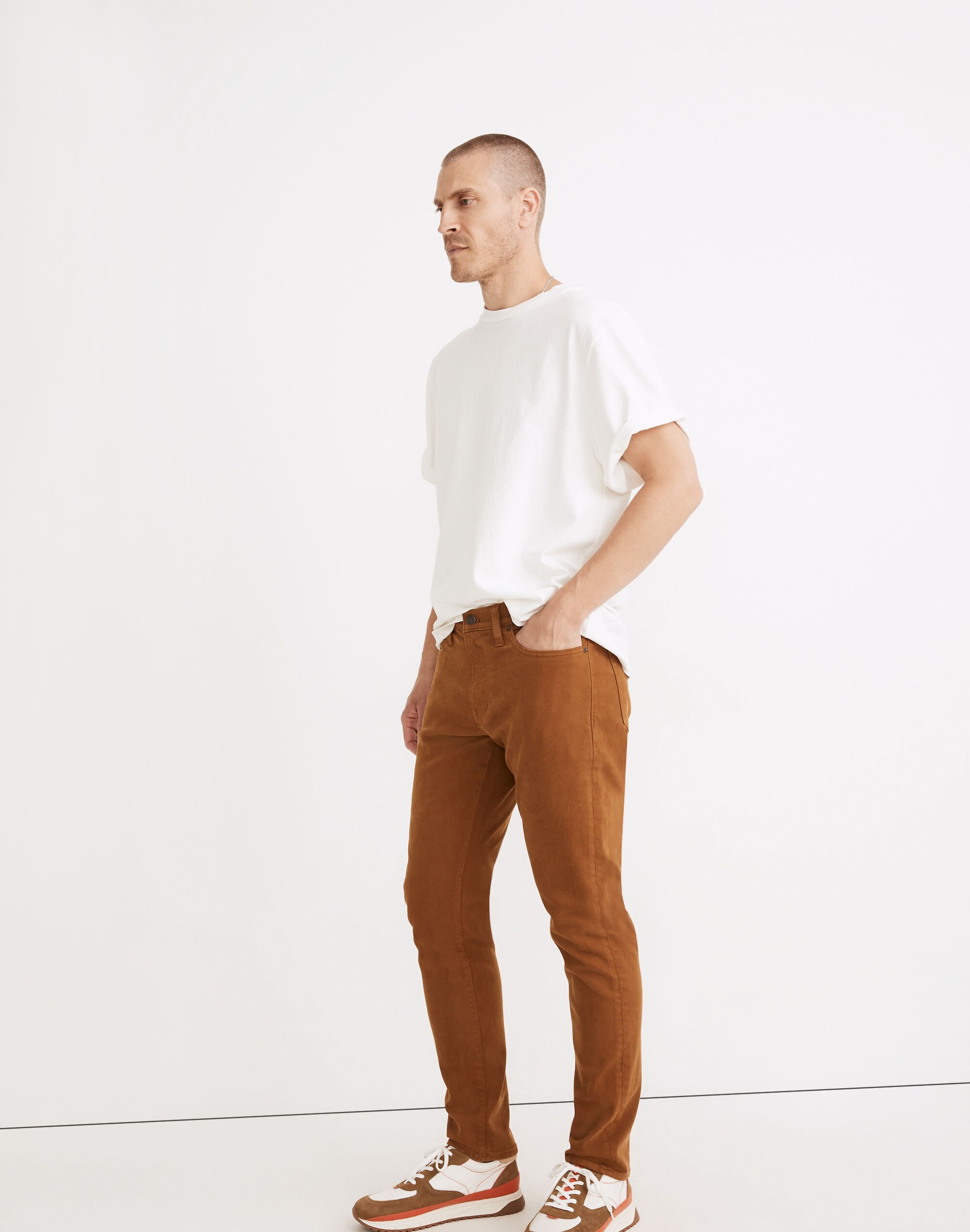 Garment-Dyed Slim Jeans | Madewell