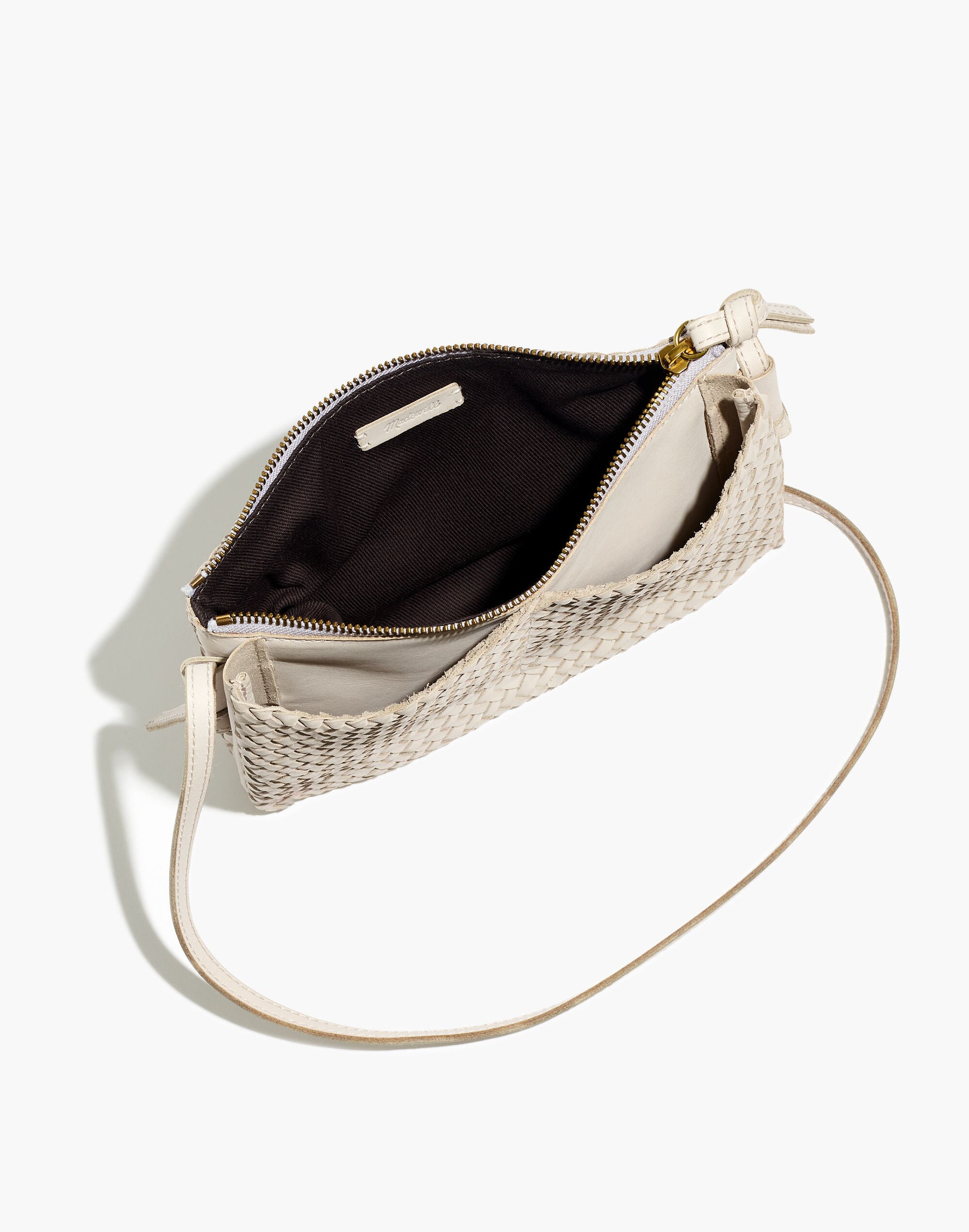 The Knotted Crossbody Bag in Woven Leather | Madewell