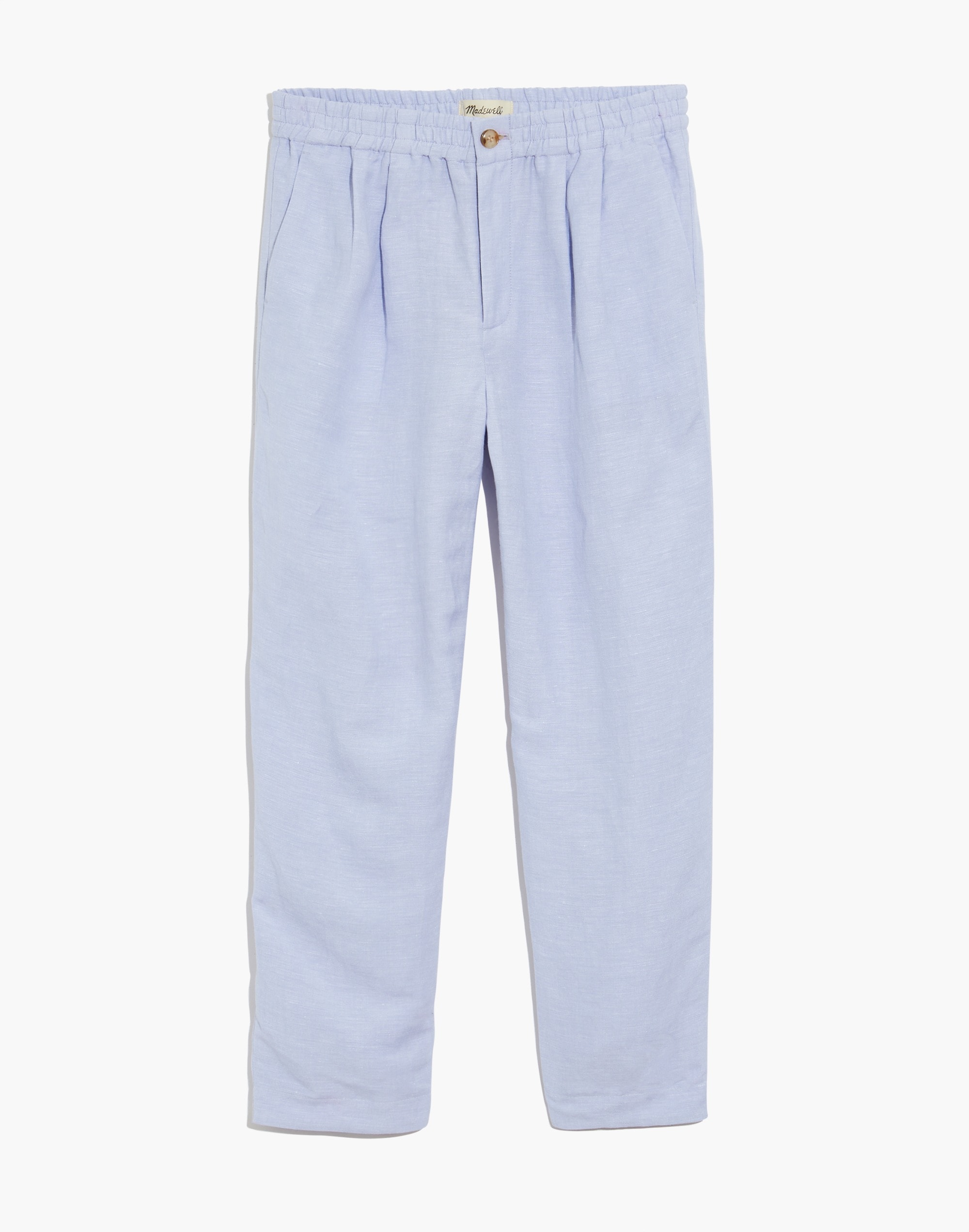 Linen-Blend Track Trousers | Madewell