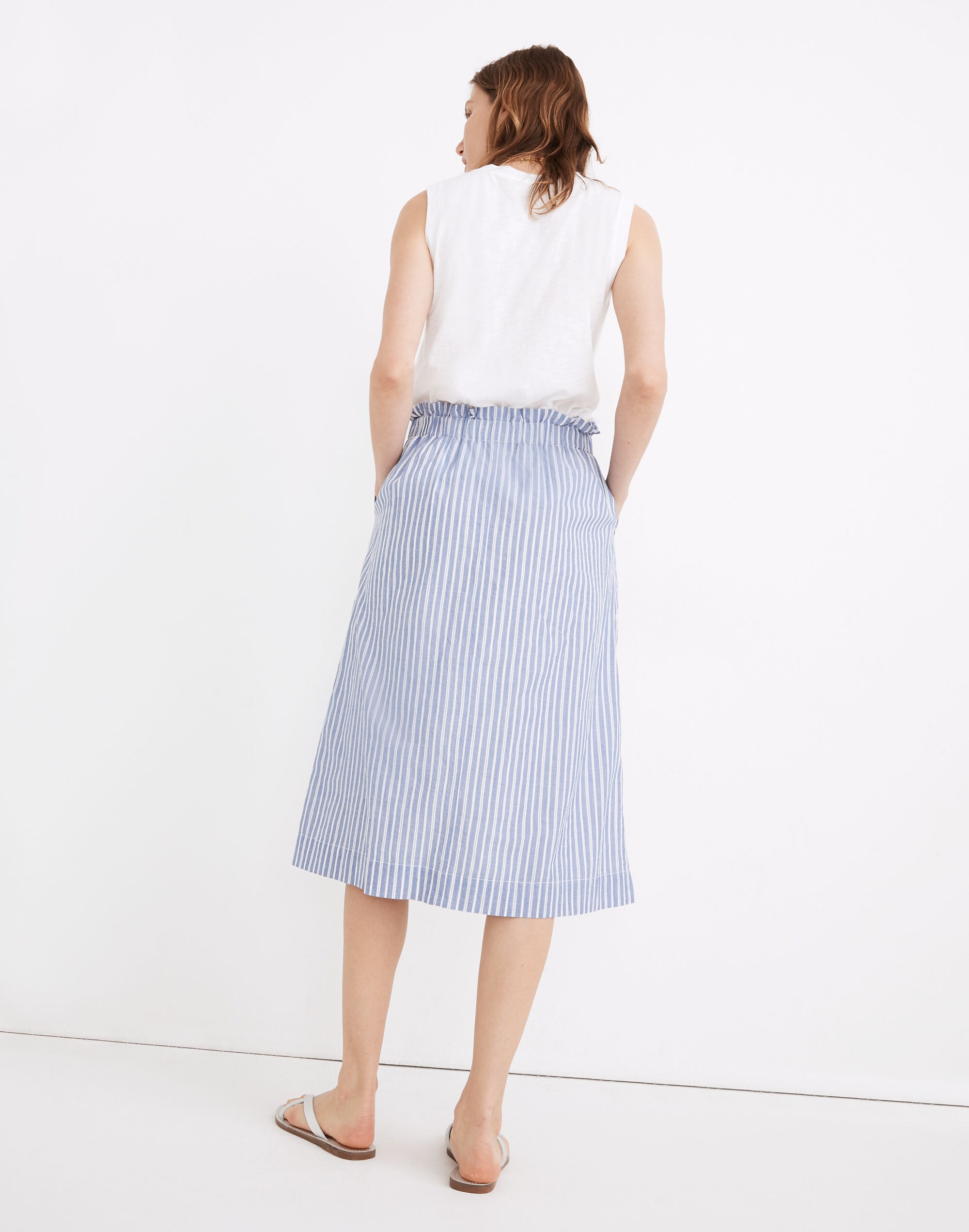 madewell paperbag skirt