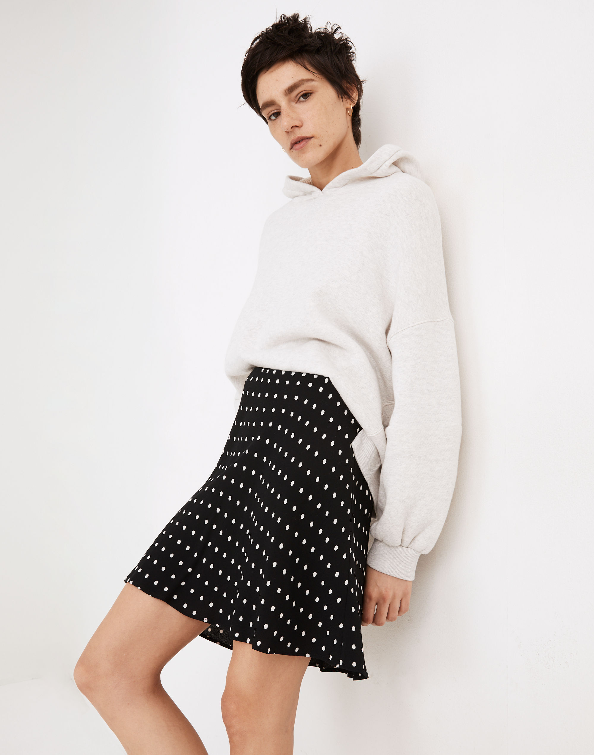 Mini Slip Skirt Polka Dot | Madewell