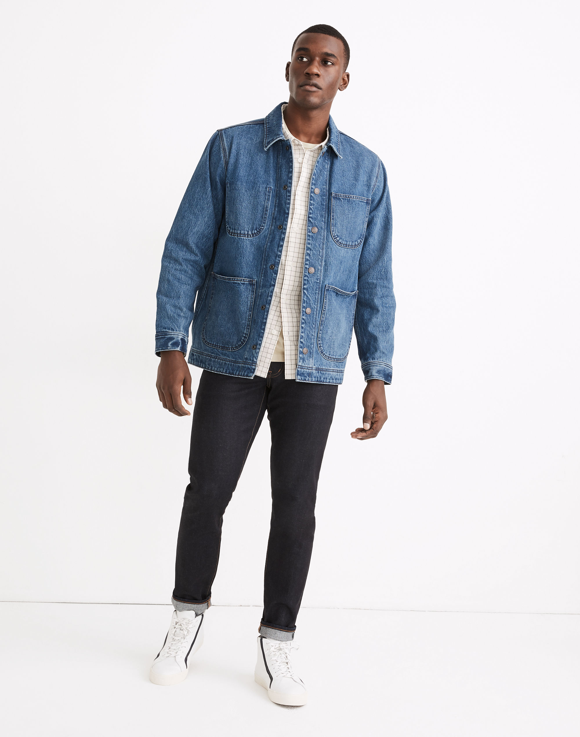 Denim Chore Jacket in Vancleese Wash