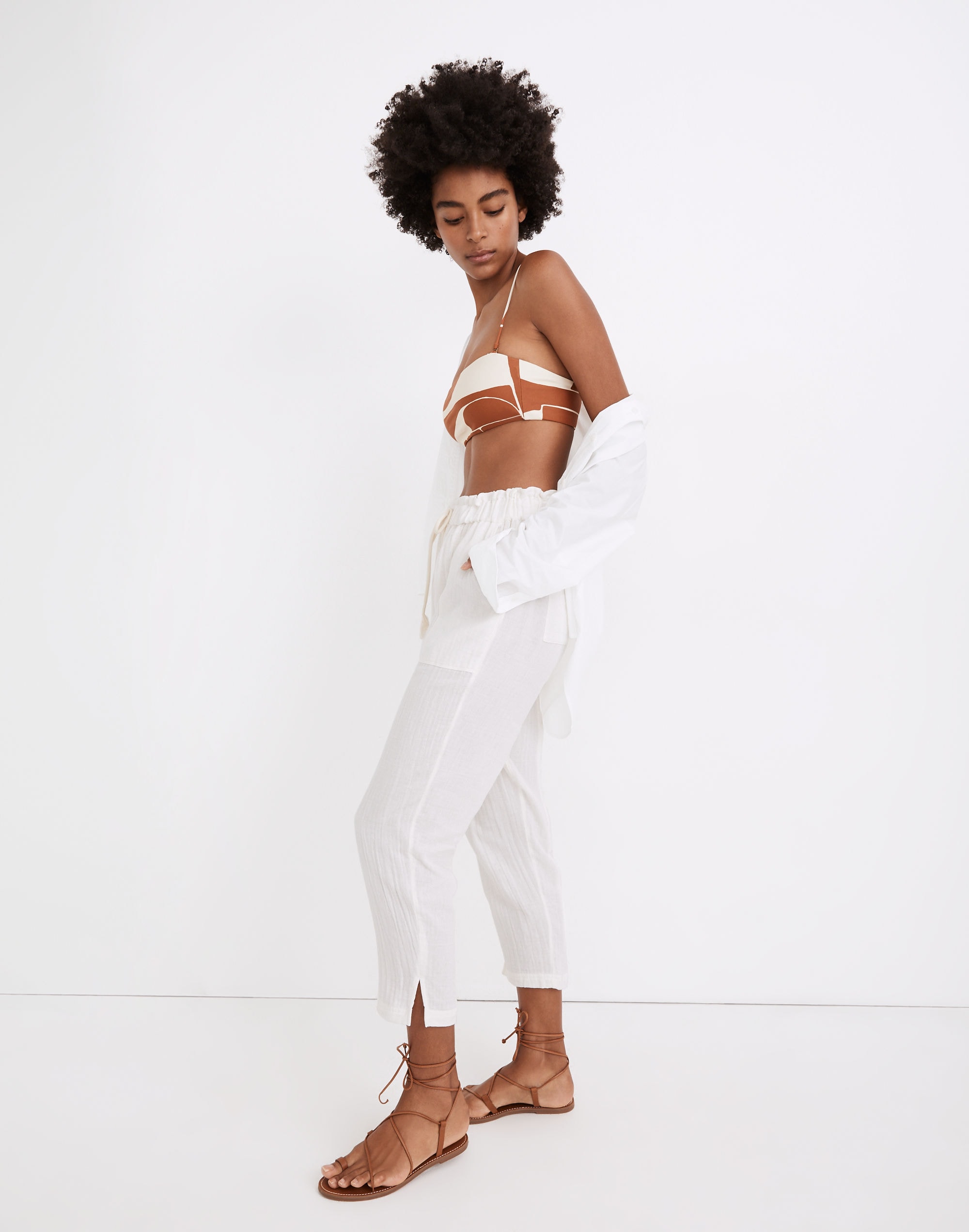 Lightestspun Beach Cover-Up Pants | Madewell