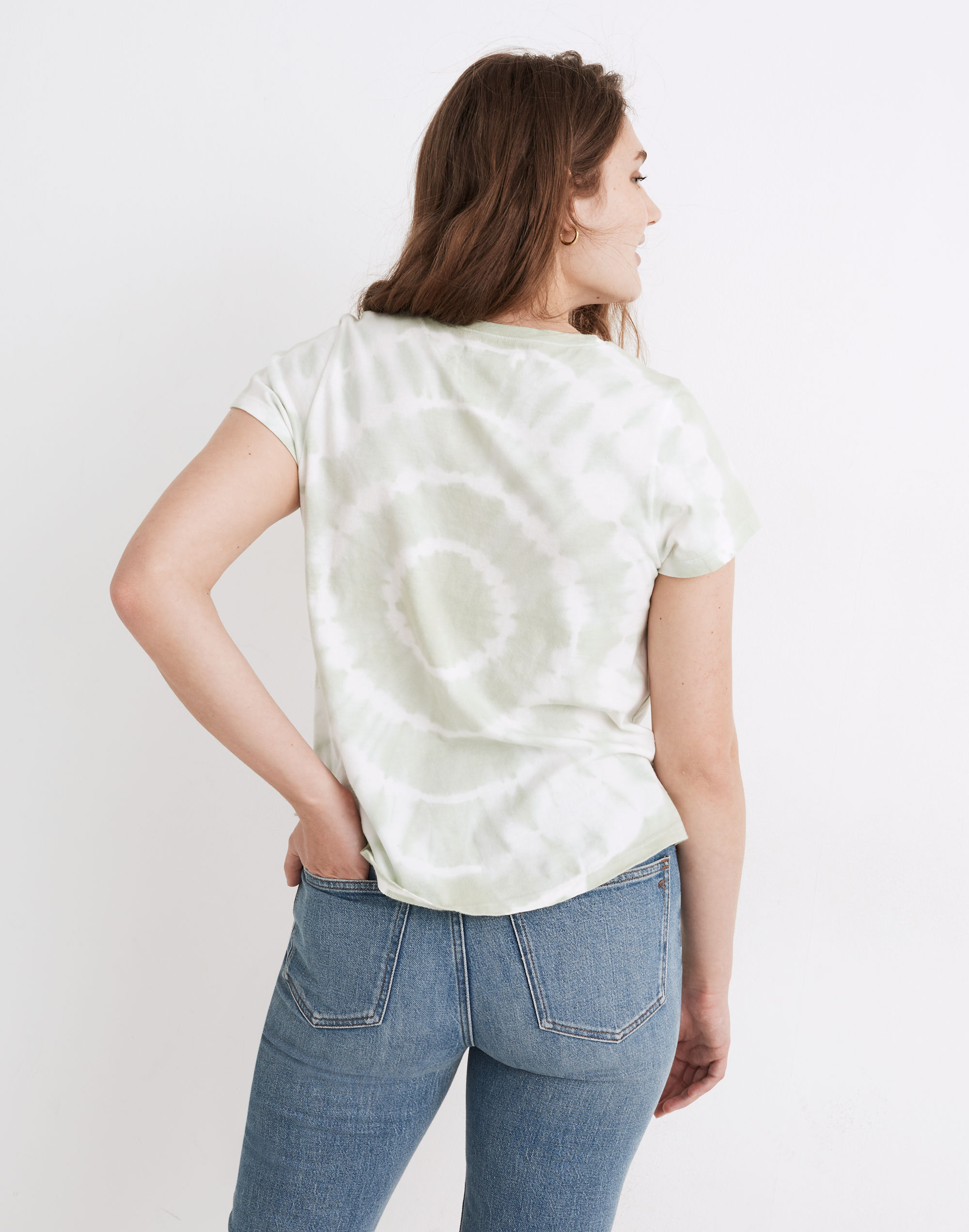 (Re)sourced Cotton Swing Crop Tee Tie-Dye | Madewell