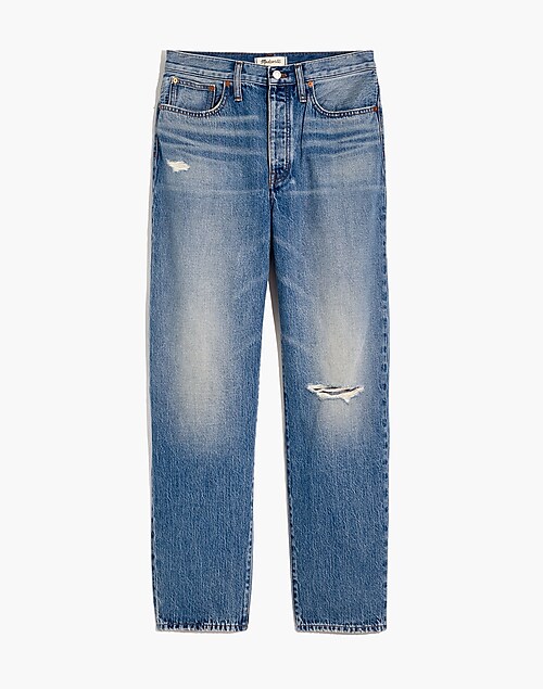 Tall Curvy Stovepipe Jeans in Manchester Wash