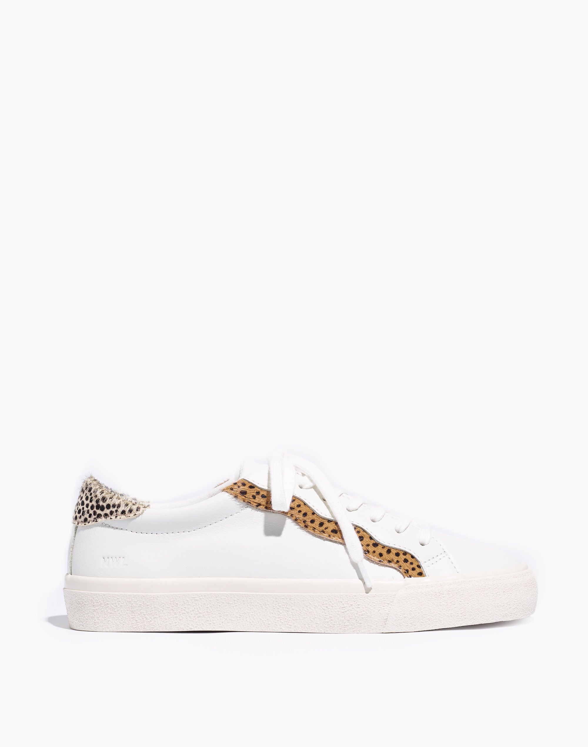 Sidewalk Low-Top Sneakers Leather and Calf Hair: Wave Edition | Madewell