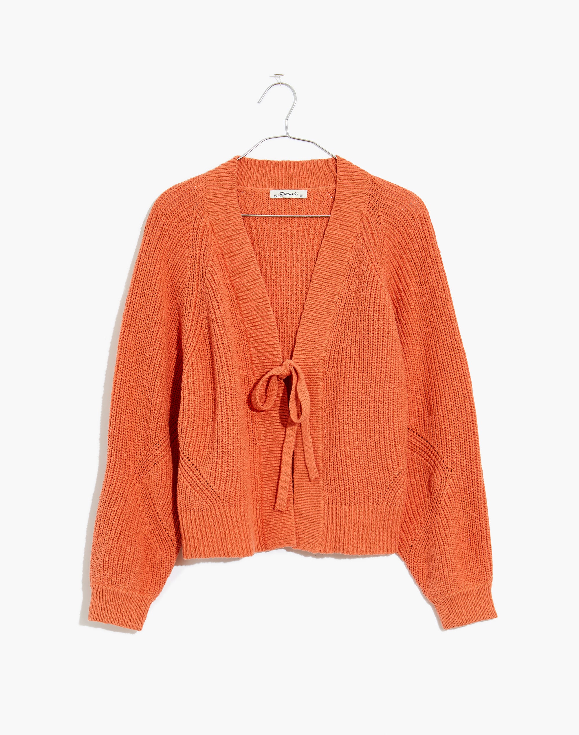 Eastdale Tie-Front Cardigan Sweater | Madewell