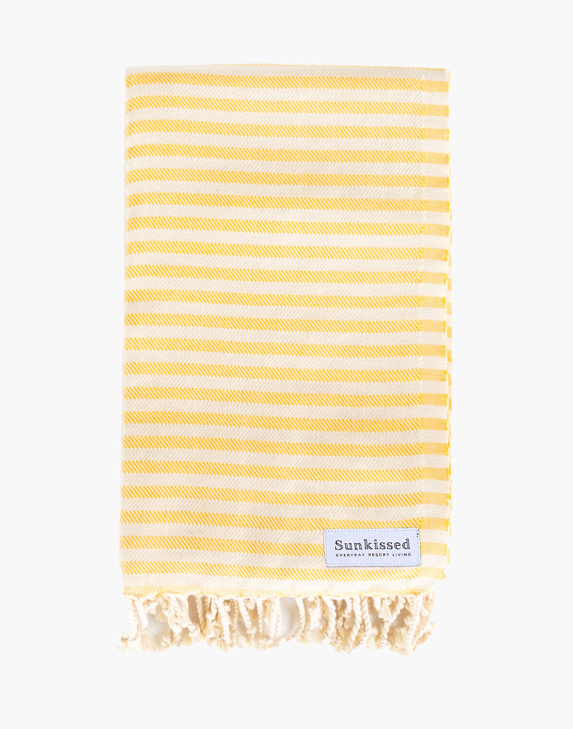 Sunkissed Organic Cotton Marbella Sand-Free Beach Towel in Stripe | Madewell