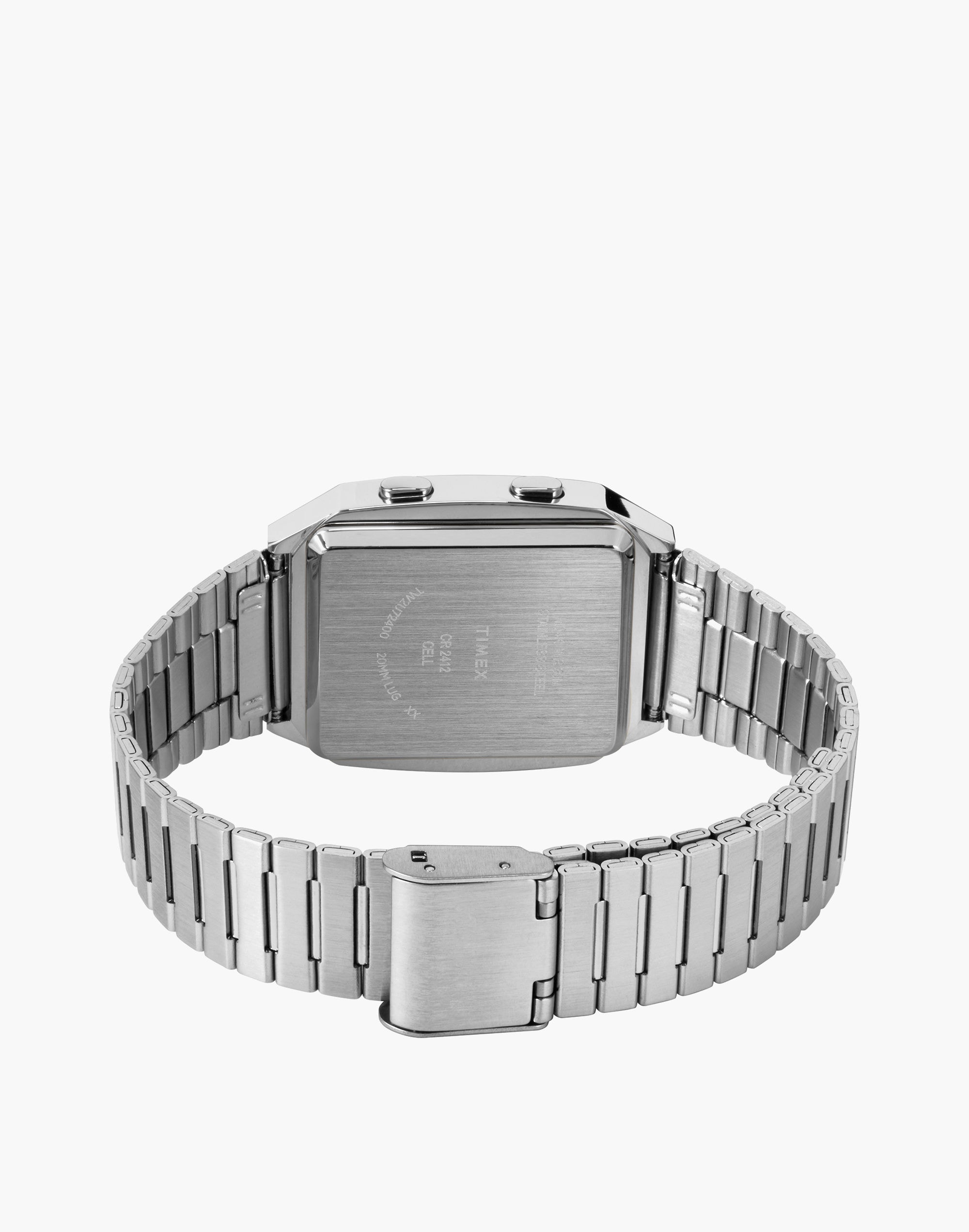 TIMEX Q Timex Reissue Digital LCA 32.5mm Stainless Steel Bracelet Watch