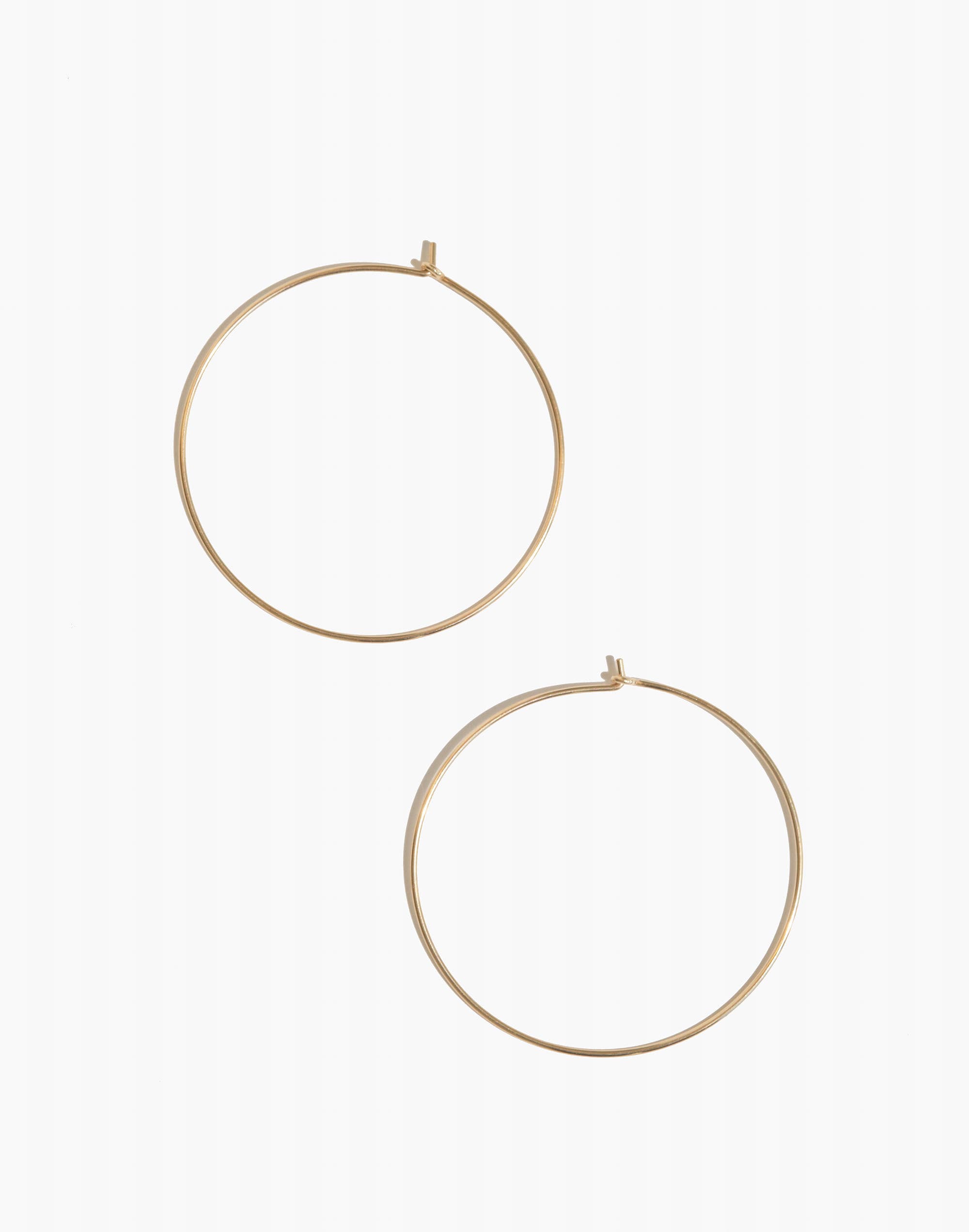 BYCHARI SMALL HOOP EARRINGS | Madewell