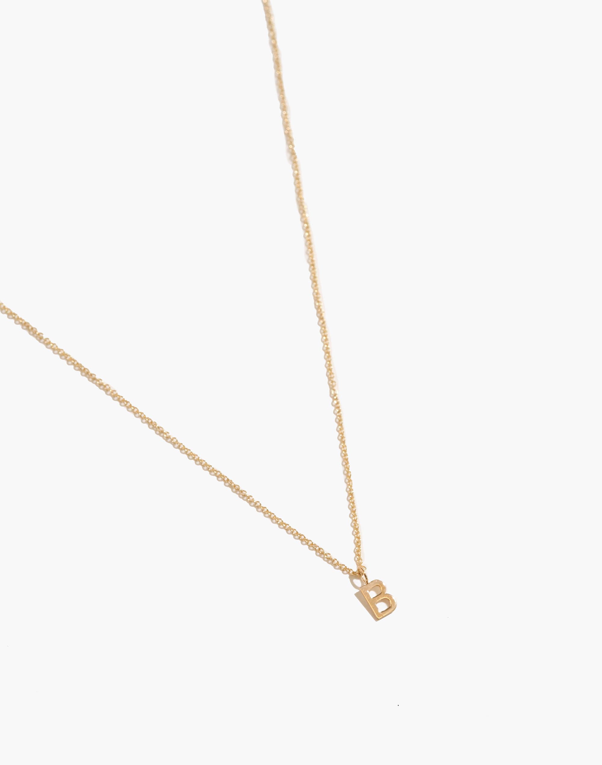 BYCHARI DEMI-FINE INITIAL NECKLACE | Madewell