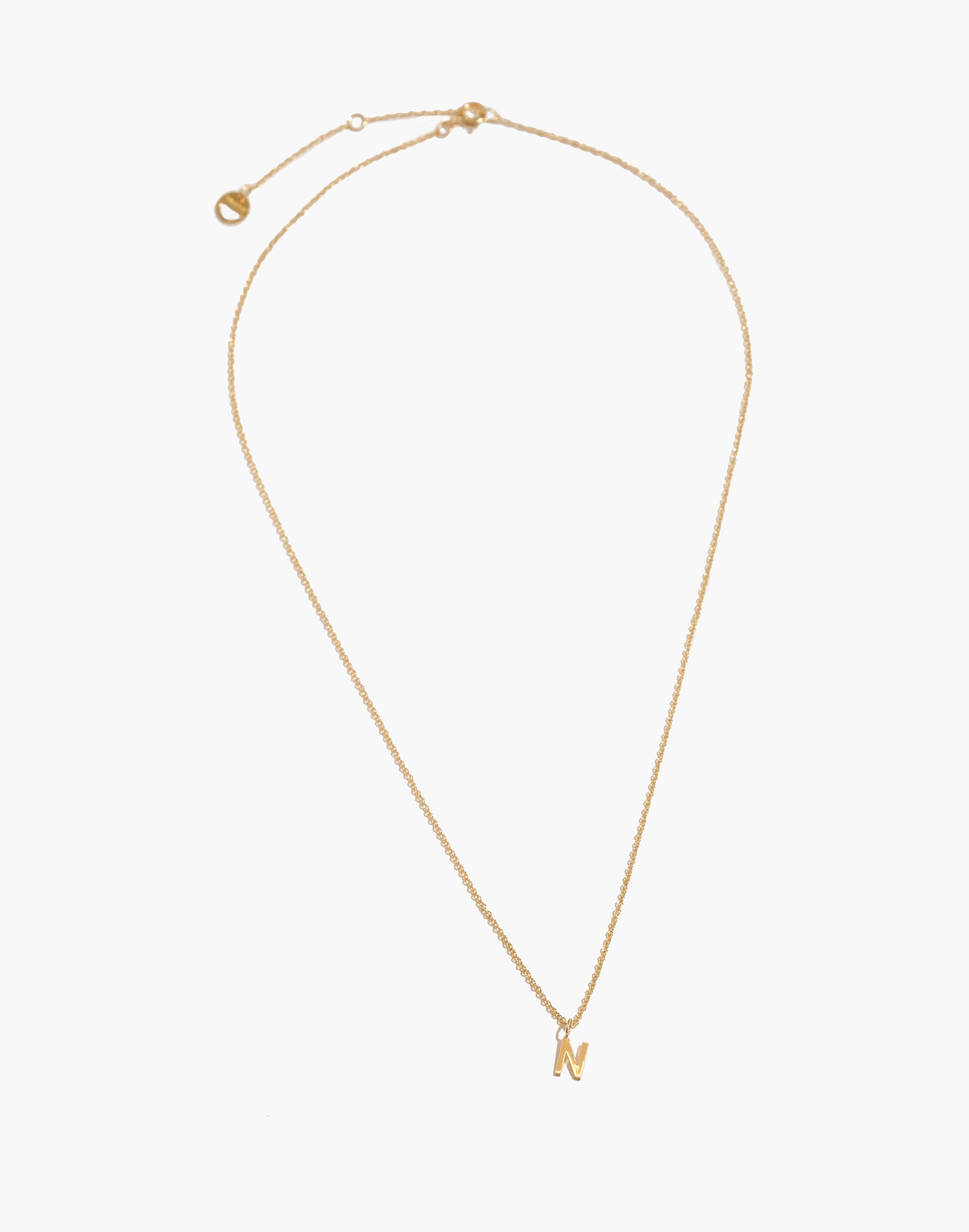 BYCHARI DEMI-FINE INITIAL NECKLACE