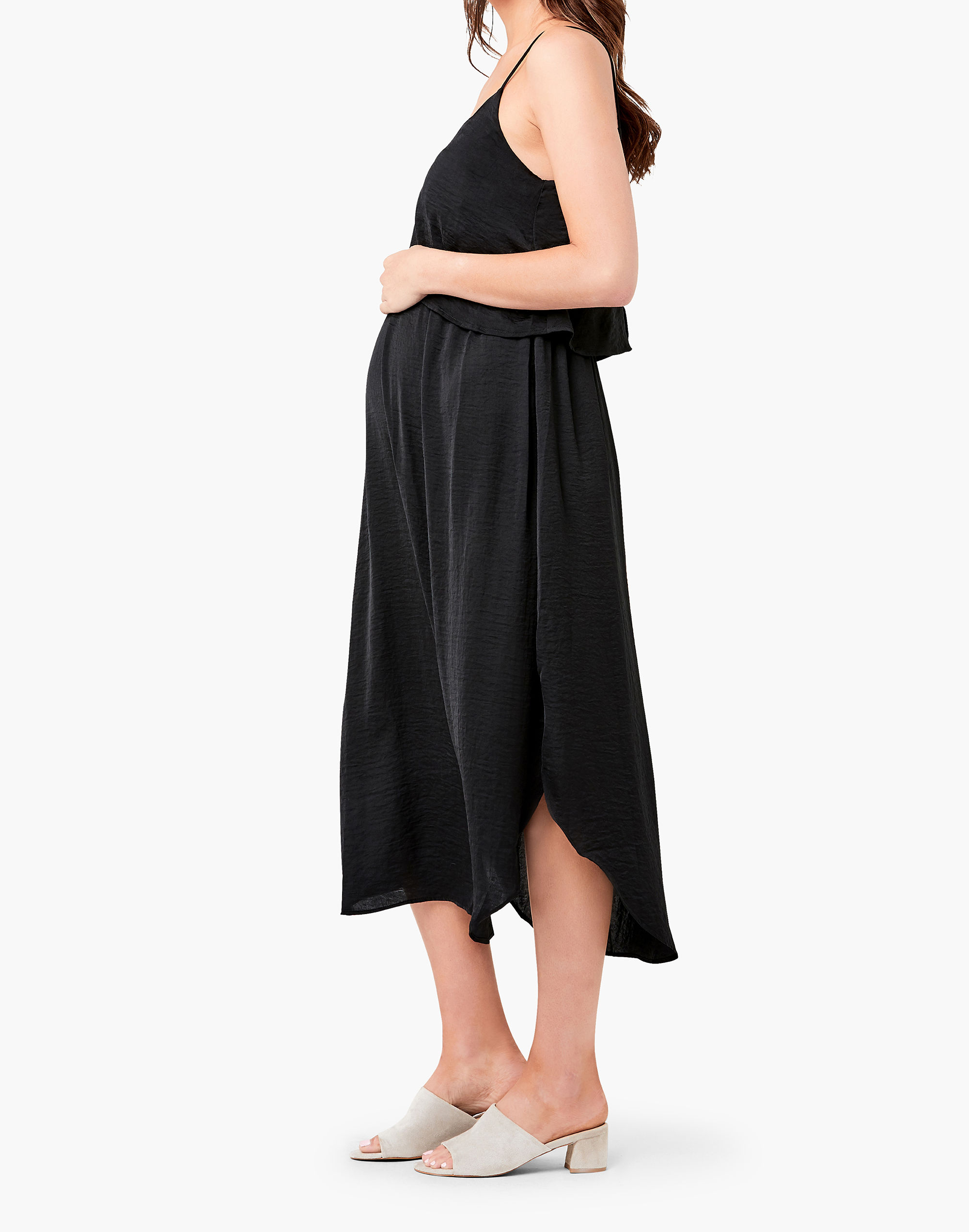 Ripe Maternity Adel Button Through Shirt Dress