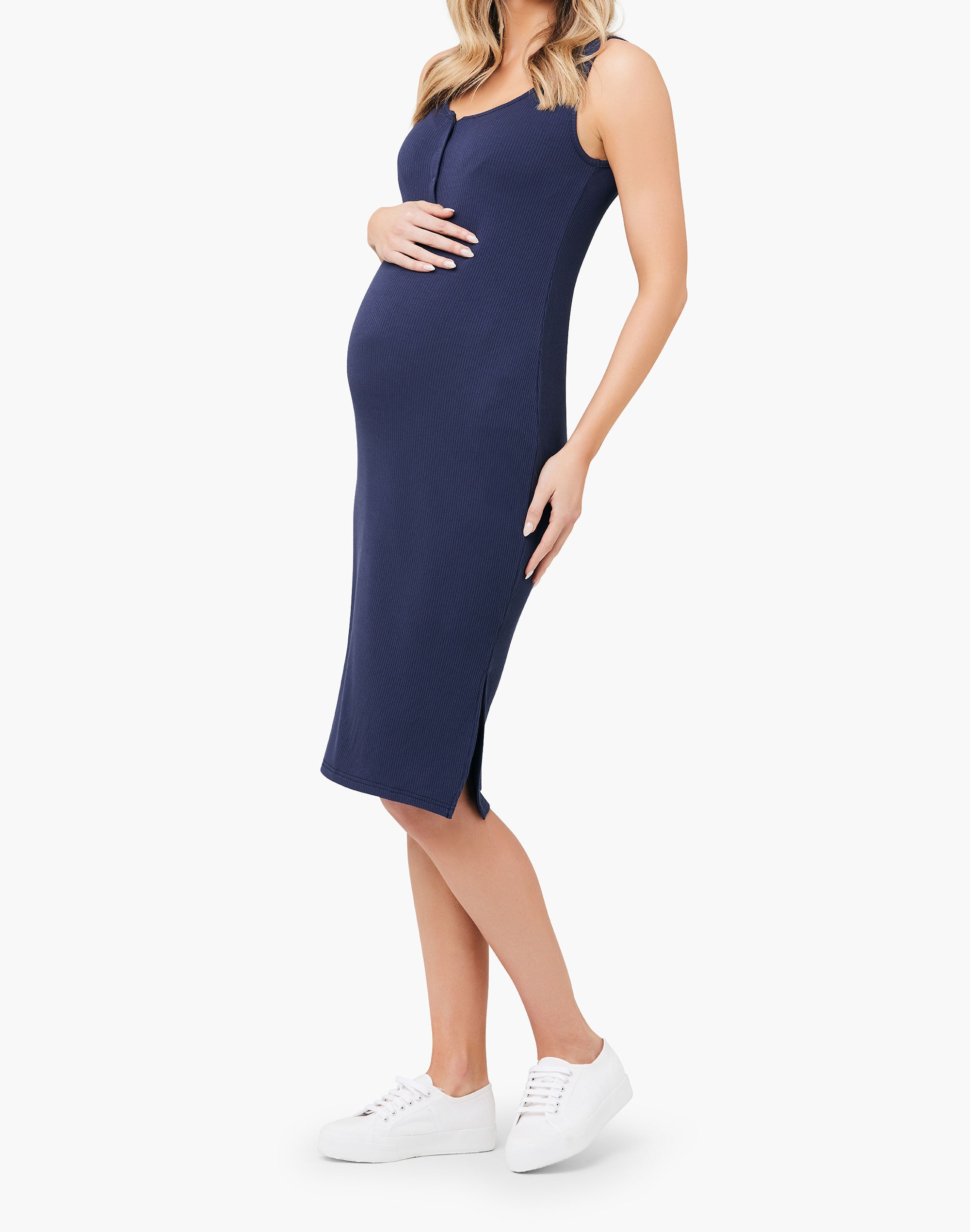 Ripe Maternity Adel Button Through Dress
