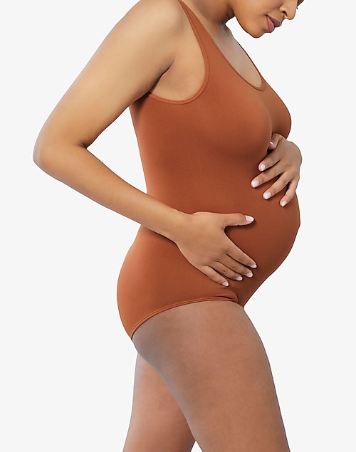 Sleeveless Long Unitard Maternity Jumpsuit - Isabel Maternity By