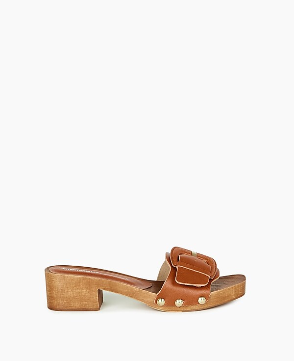 Intentionally Blank Leather Mar Mules Sandals