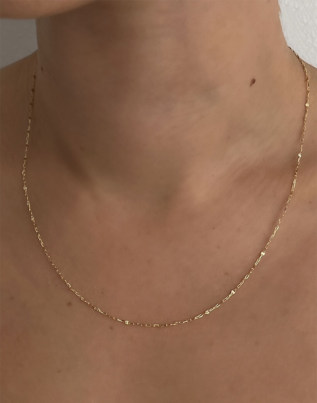 Round Diamond Necklace - Kinn 18