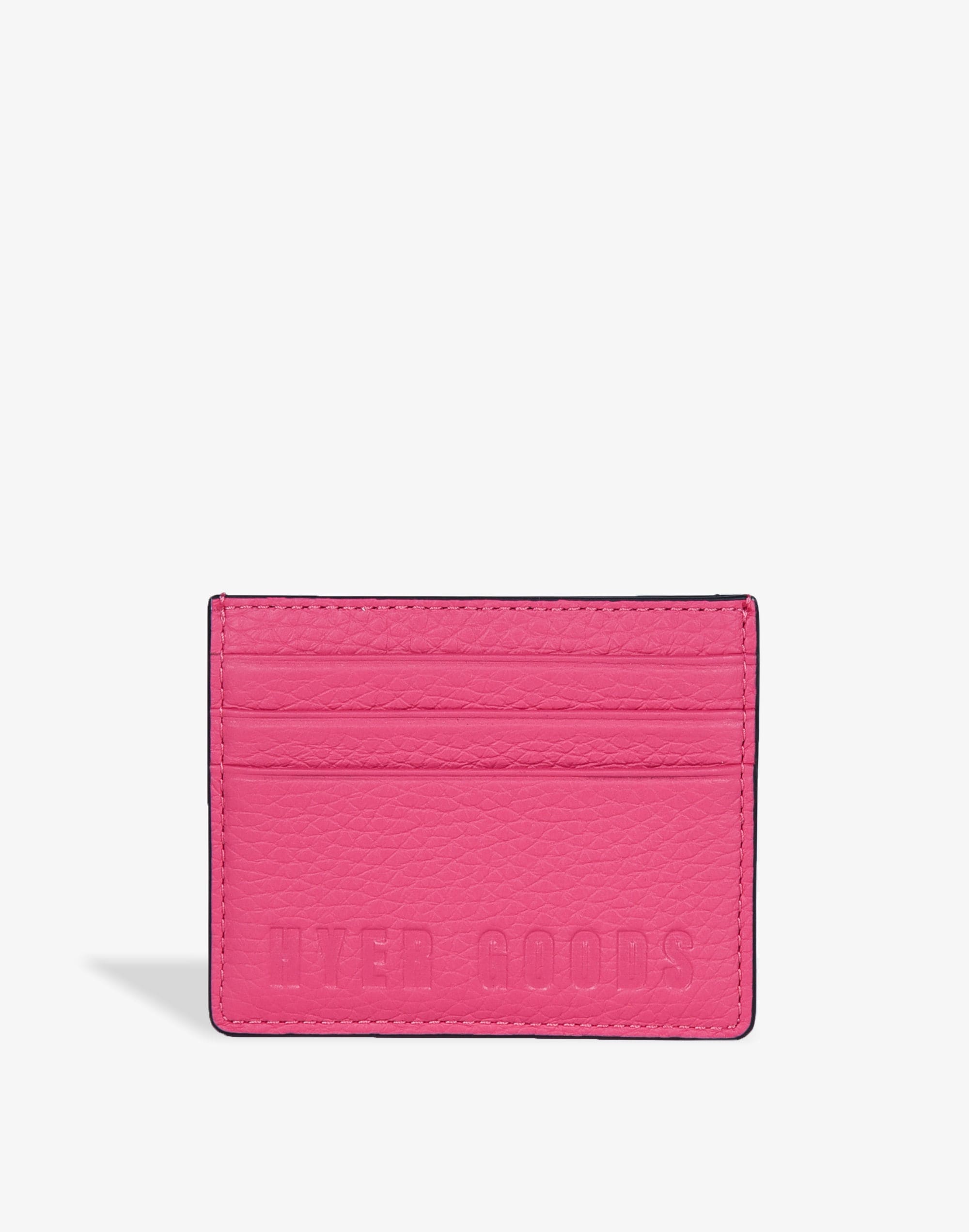 Mw Hyer Goods Luxe Card Wallet In Fuchsia