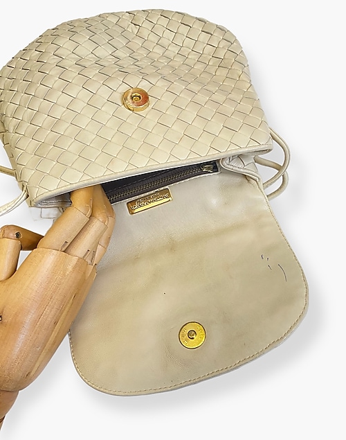 Vintage Bottega Veneta Woven Shoulder Bag