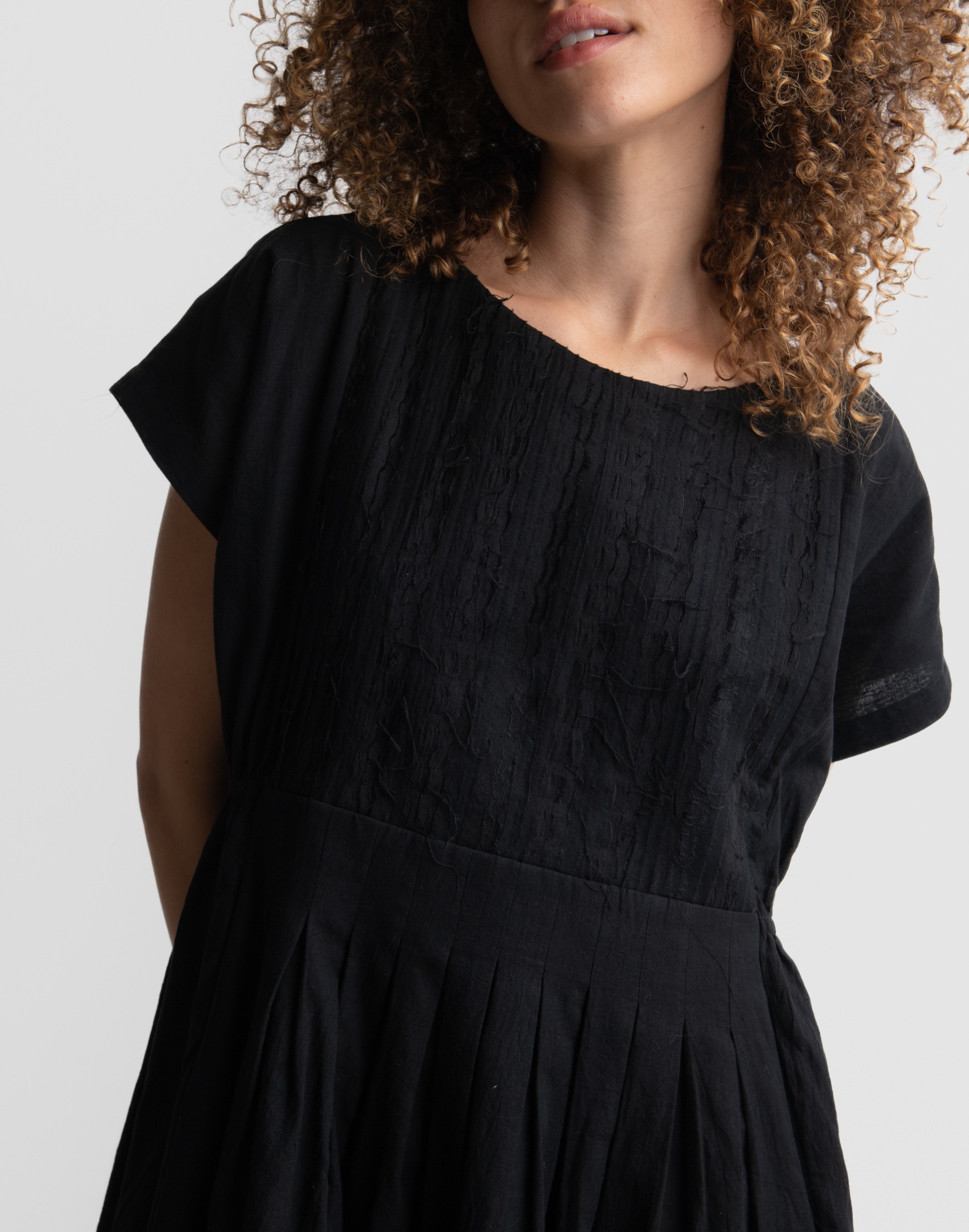 World of Crow Black Relaxed Fit Short Dress | Madewell