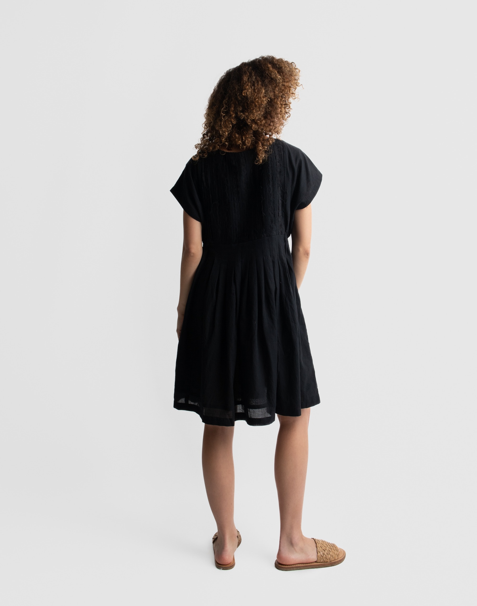 World of Crow Black Relaxed Fit Short Dress | Madewell