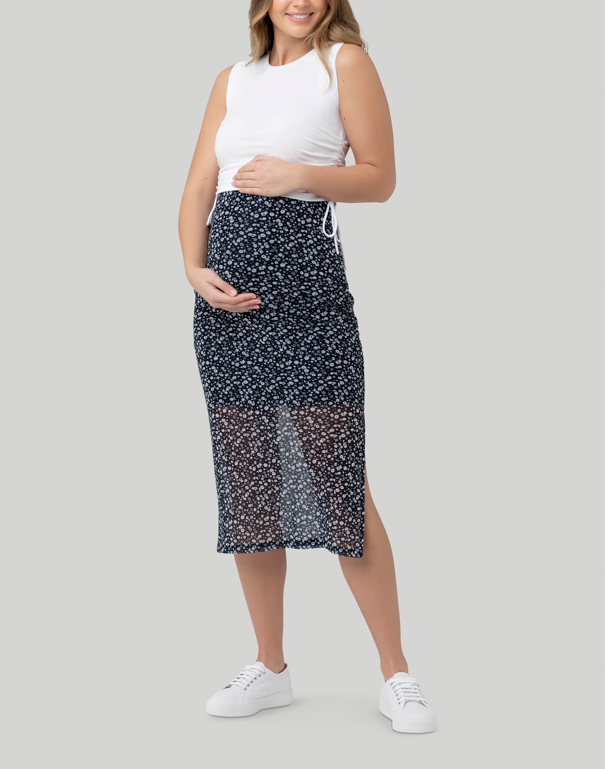 Shop Mesh Maternity Skirt