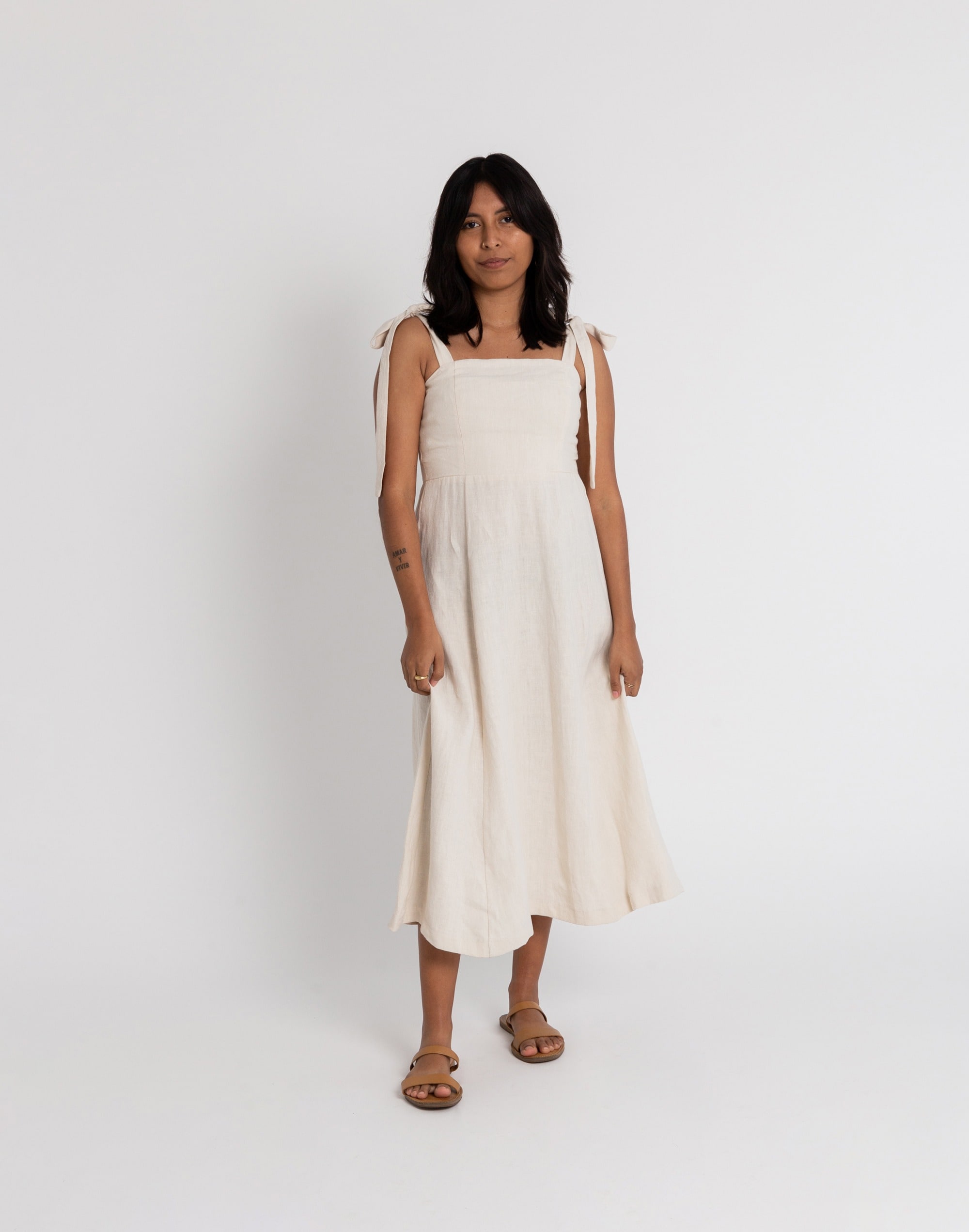 Gracemade ThirtyOne Linen-Blend Dress