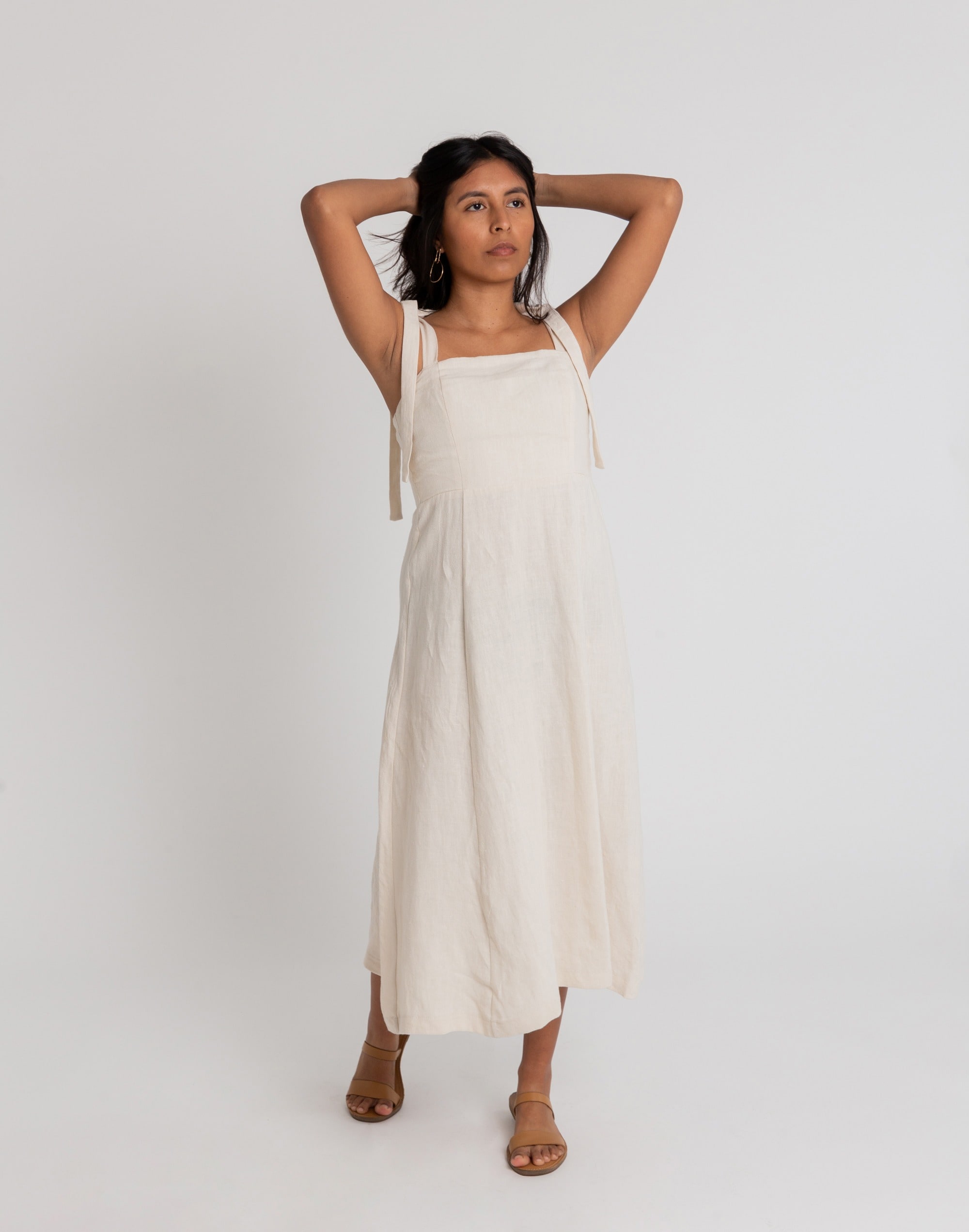 Gracemade ThirtyOne Linen-Blend Dress | Madewell