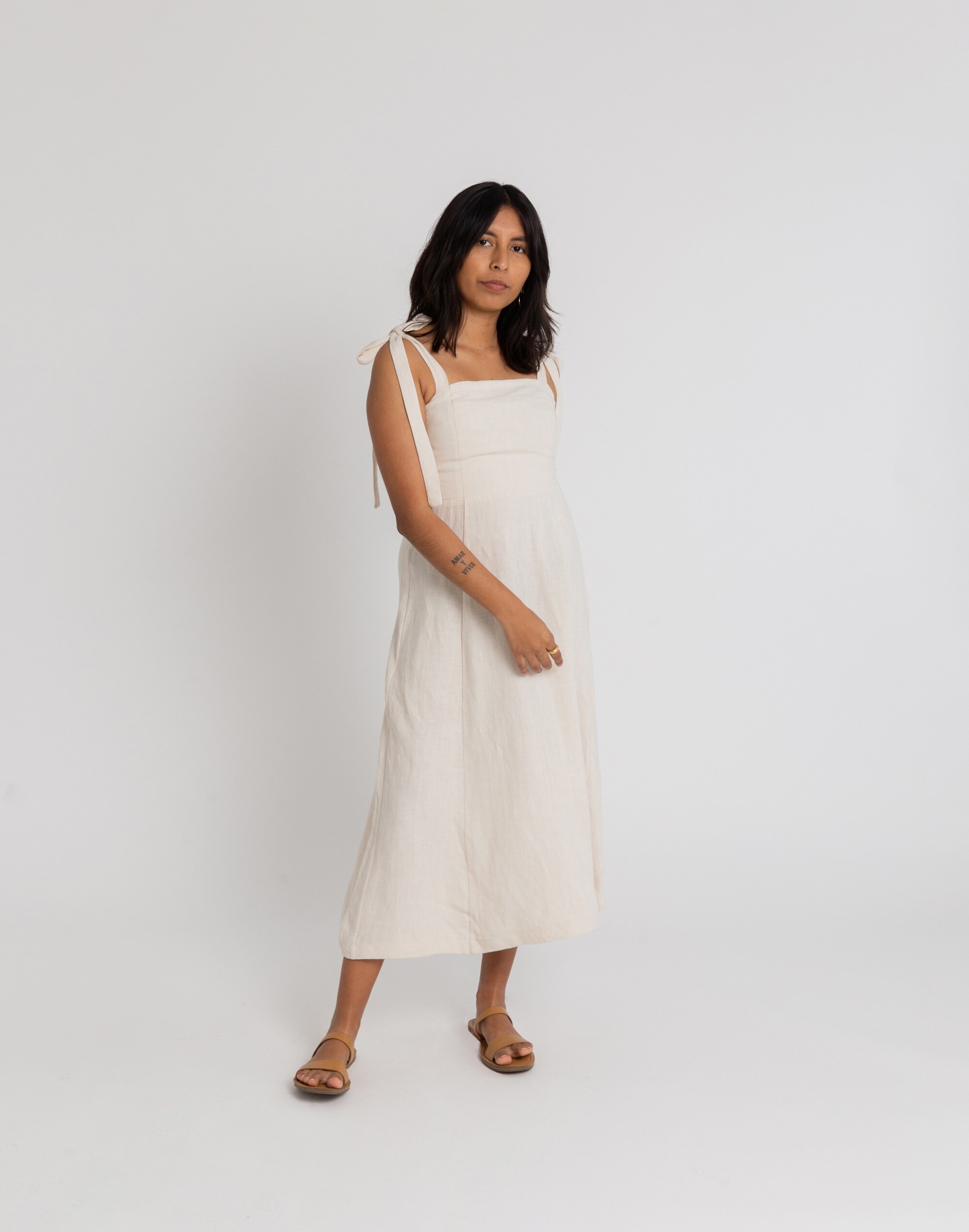 Gracemade ThirtyOne Linen-Blend Dress | Madewell