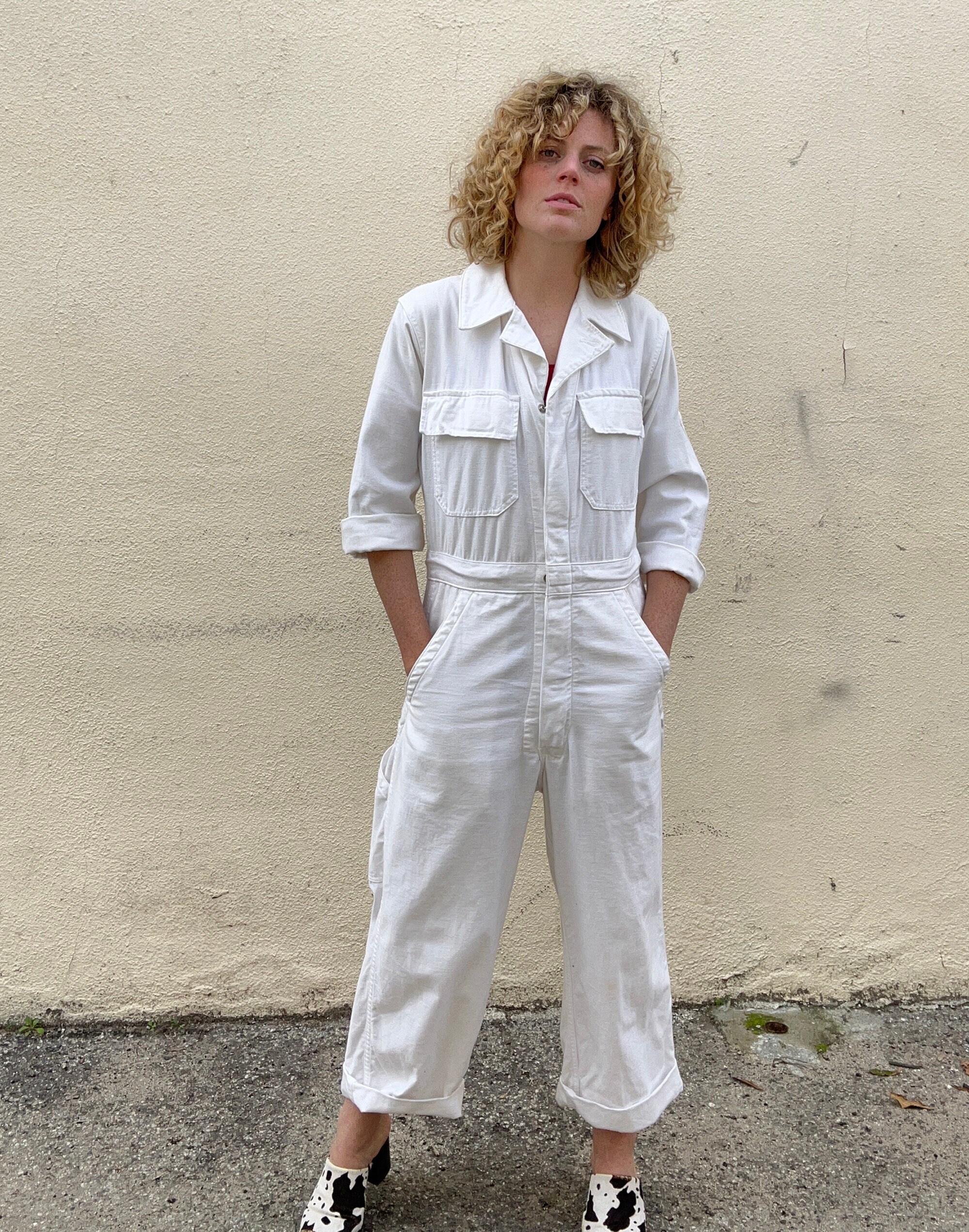 RH Vintage WHITE coverall-