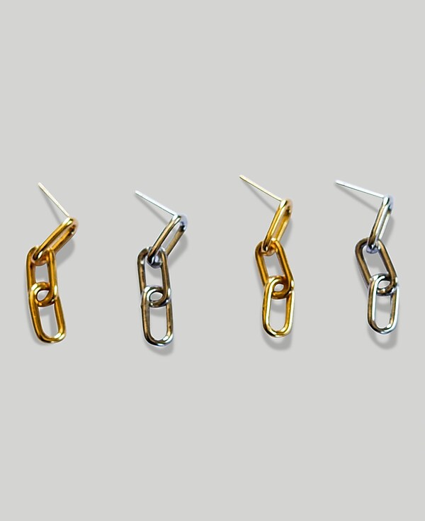 Abcrete &amp; Co. Triple Link Earrings