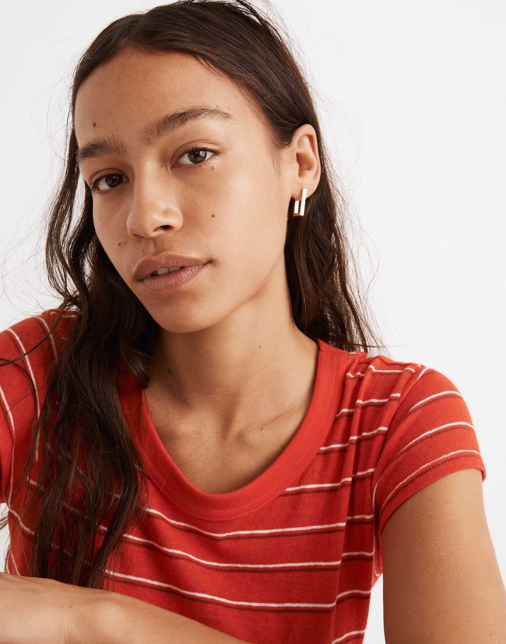 Madewell chunky store hoops