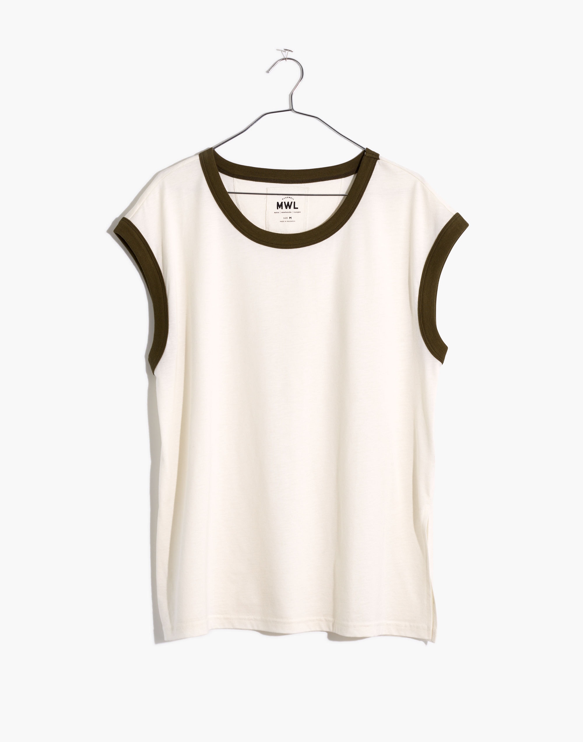 MWL Pima Silk Muscle Tank Colorblock | Madewell