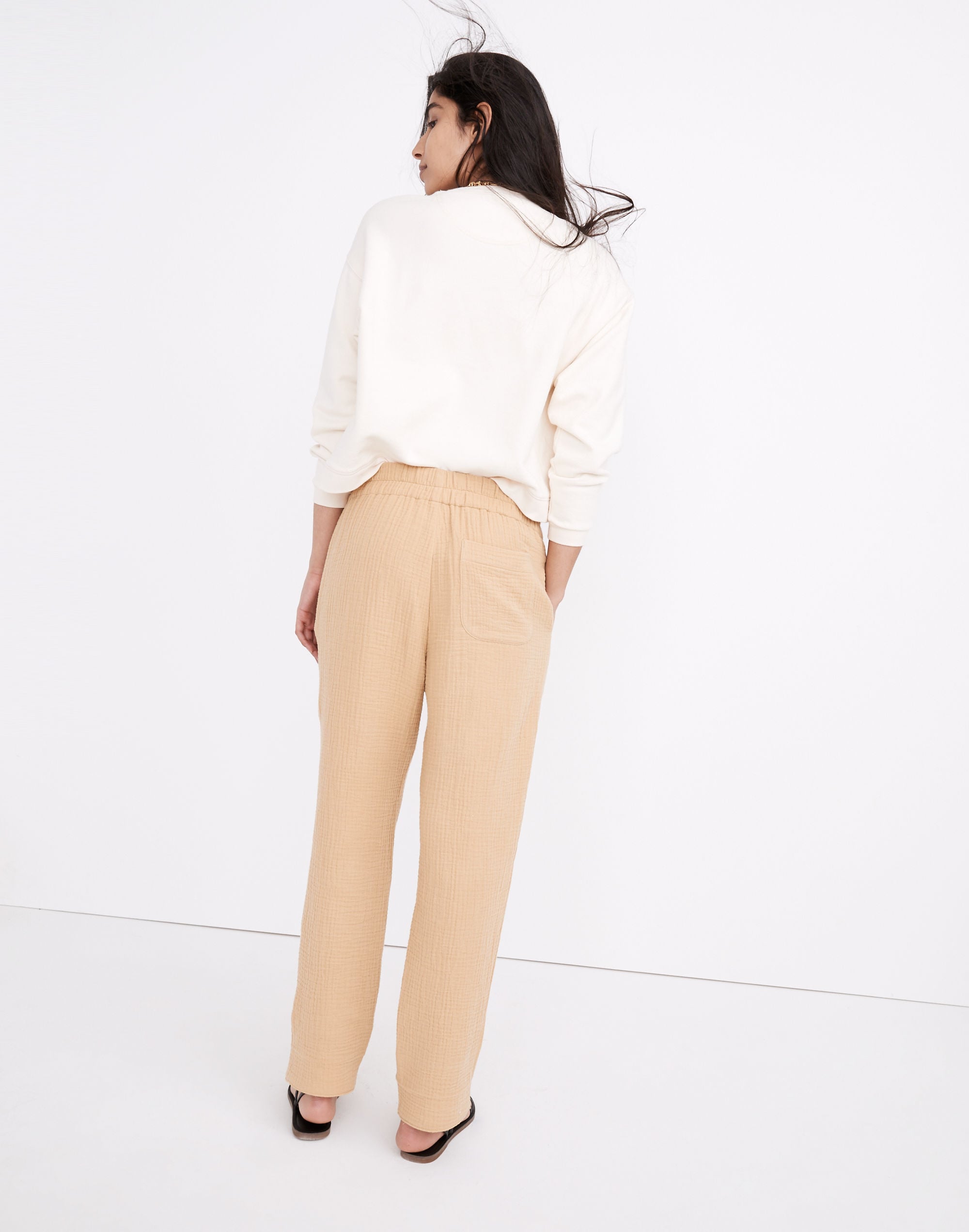 Lightspun Tapered Huston Pull-On Crop Pants | Madewell