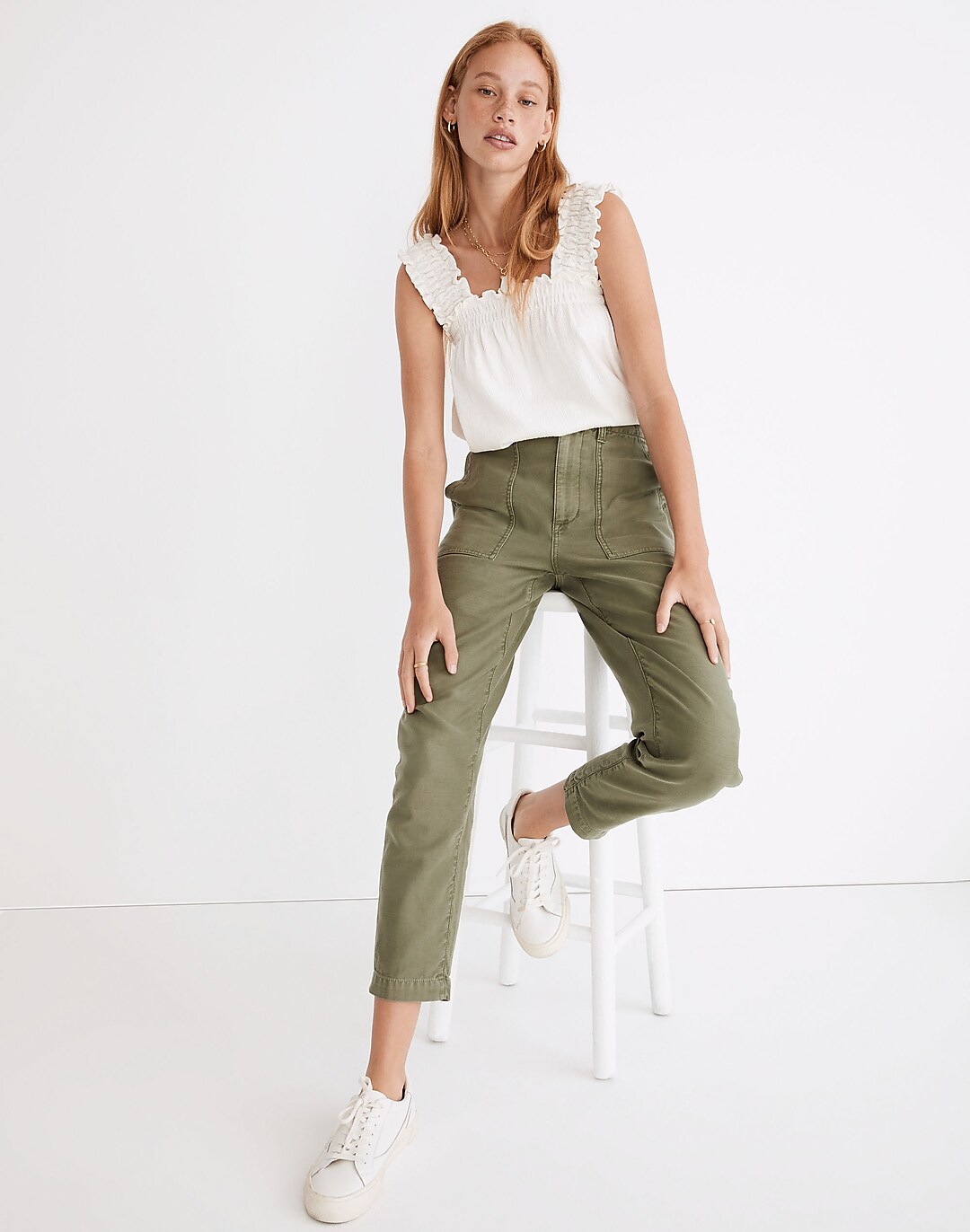 Petite Tapered Cargo Pant