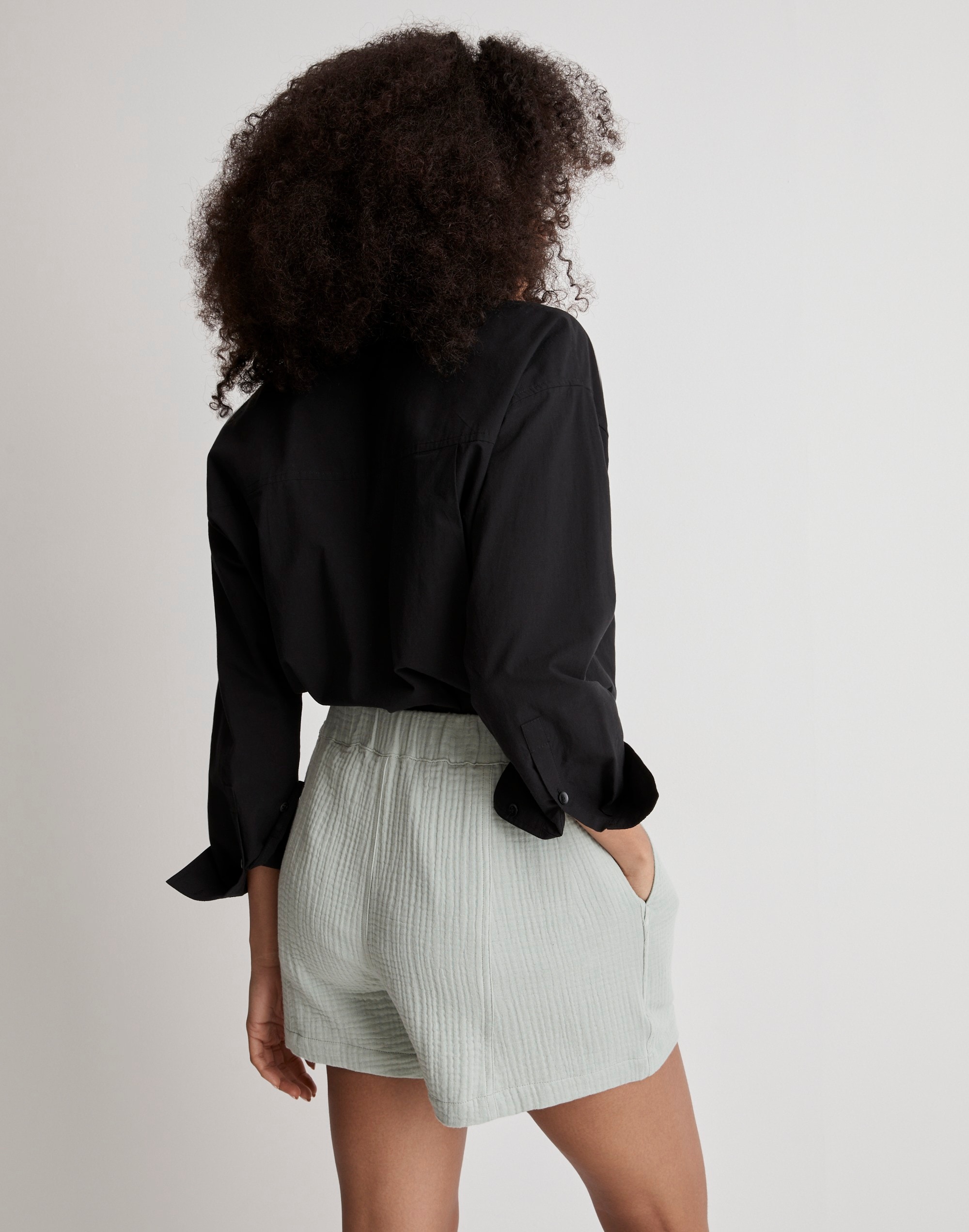 Easy Pull-On Shorts in Lightspun | Madewell