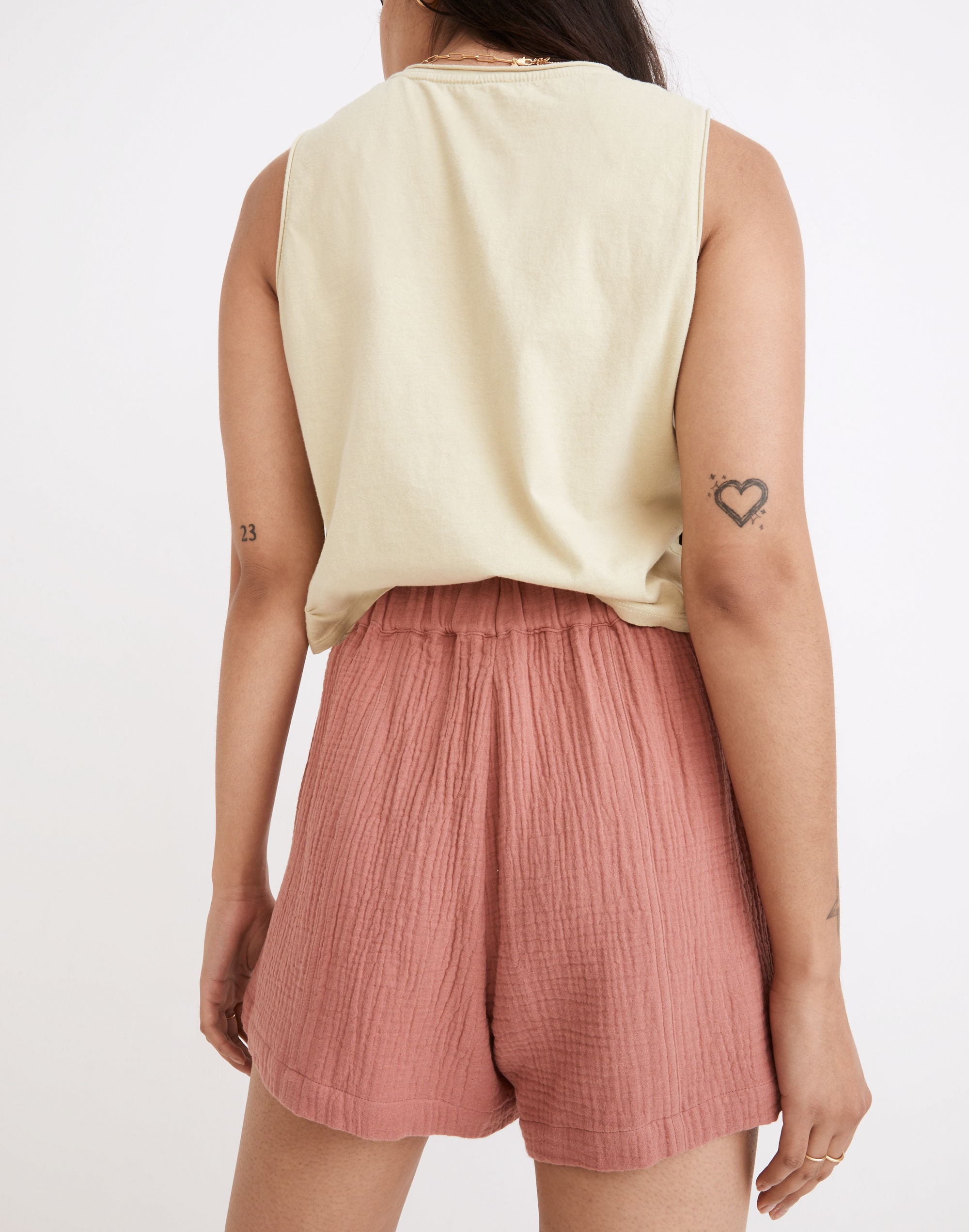 Easy Pull-On Shorts Lightspun | Madewell