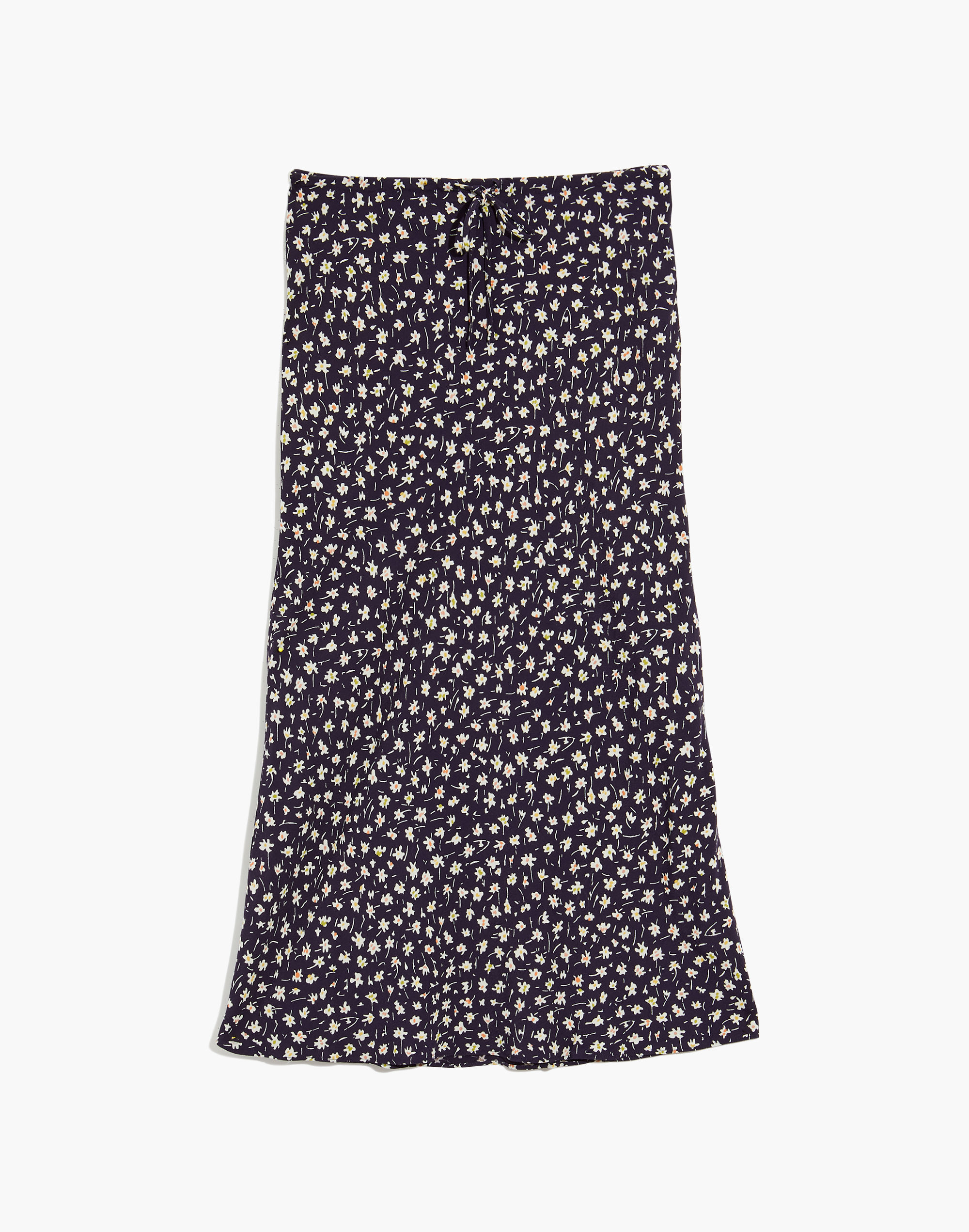 Drawstring Midi Slip Skirt Sweet Floral | Madewell