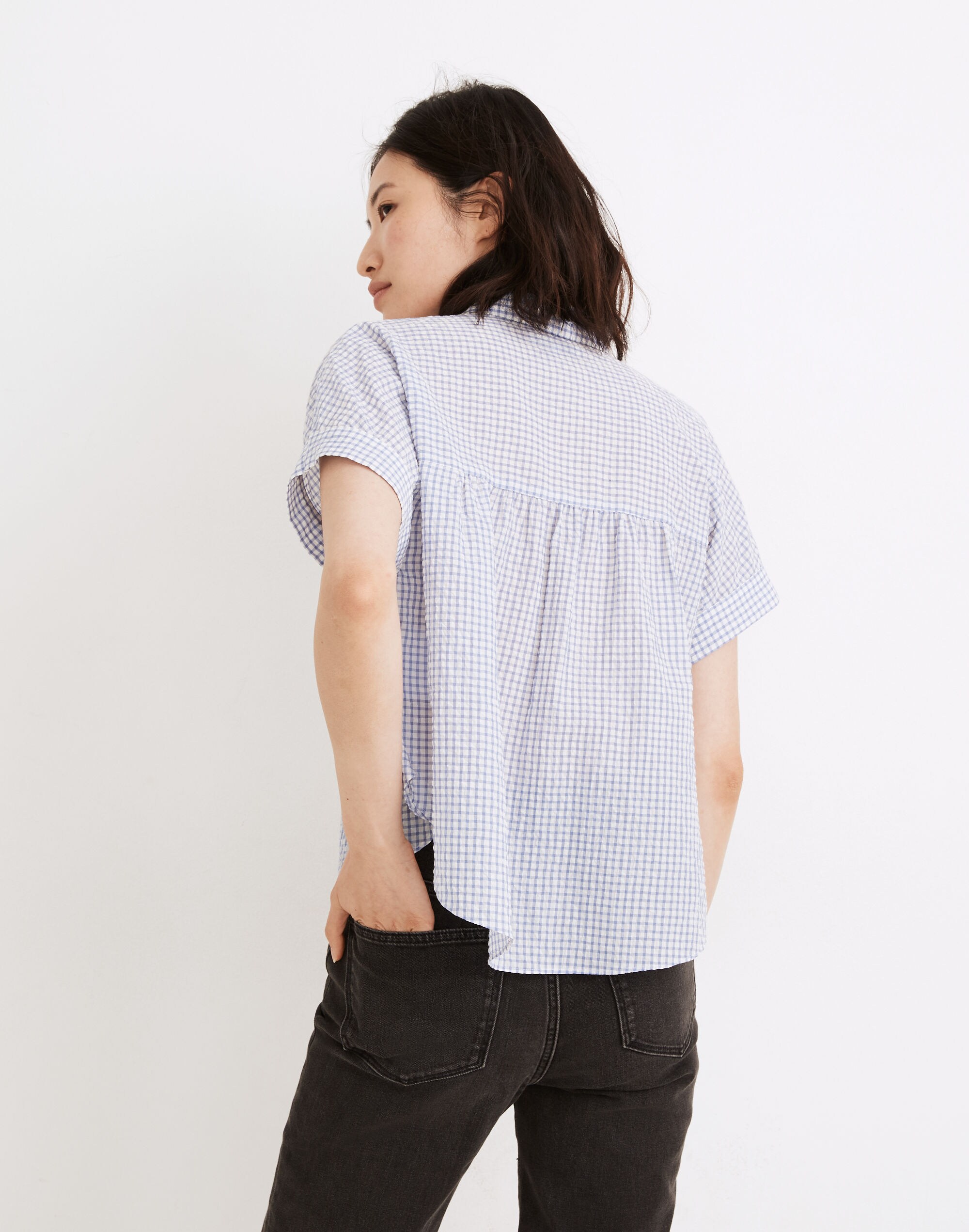 Hilltop Shirt Seersucker Gingham Check | Madewell