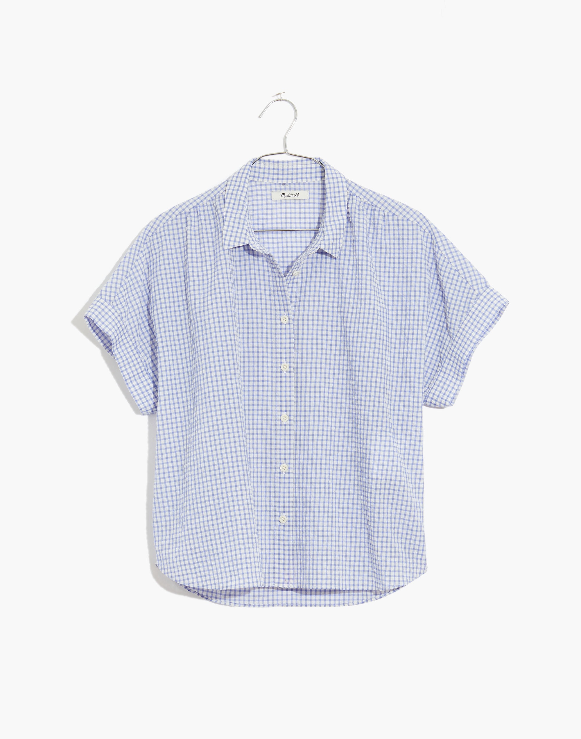 Hilltop Shirt Seersucker Gingham Check | Madewell